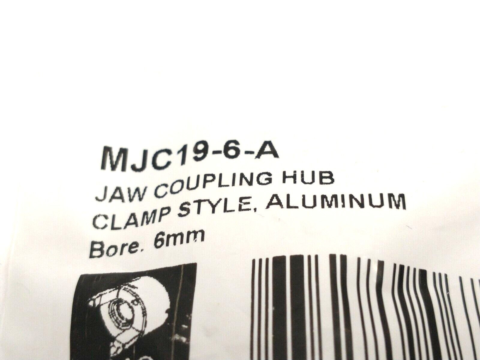 Ruland MJC19-6-A 6mm Jaw Coupling Hub Aluminum Clamp Style 19.1mm OD LOT OF 2 - Maverick Industrial Sales