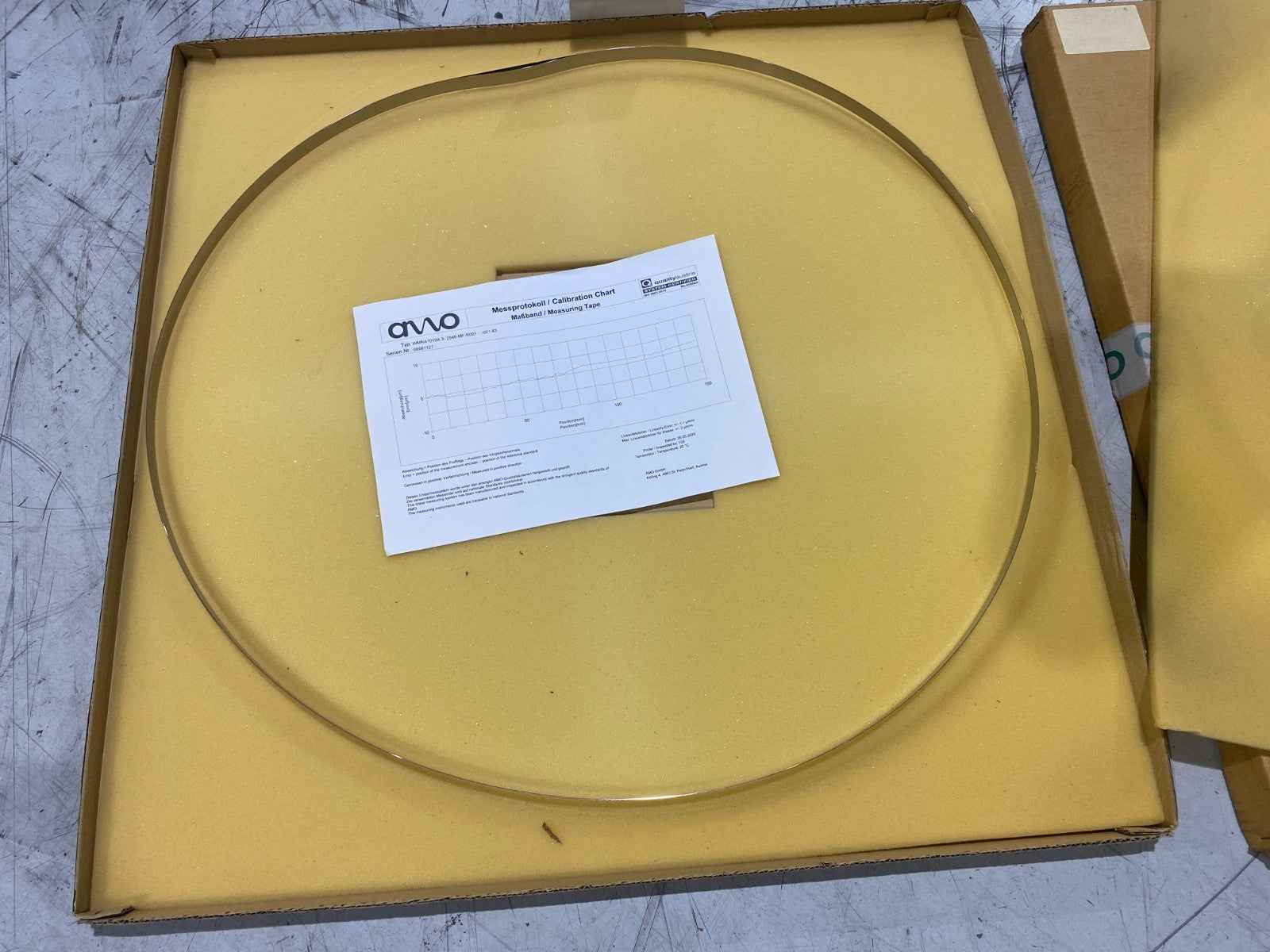 AMO Heidenhain WMRA 1010A Absolute Scale Ring for Outside Scanning 1189022-02 - Maverick Industrial Sales