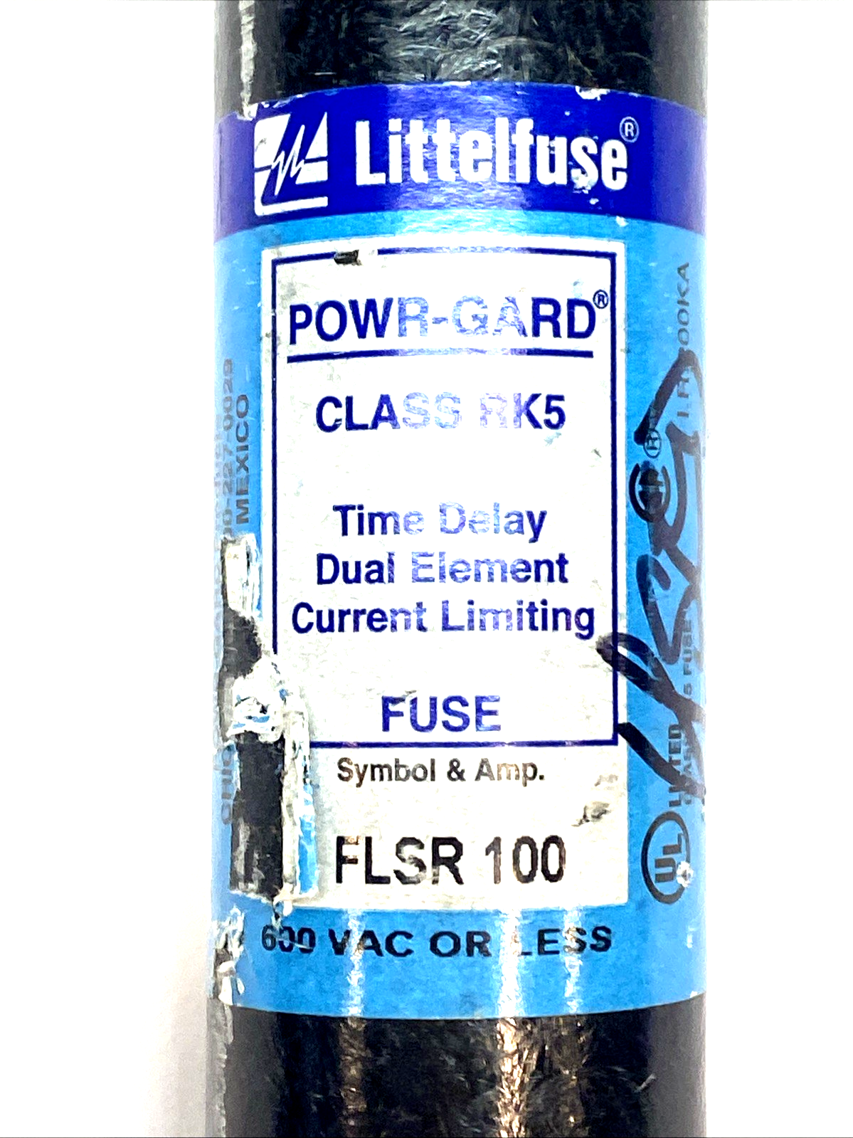 Littelfuse FLSR100 Class RK5 100A 600V Time-Delay Fuse Dual-Element - Maverick Industrial Sales