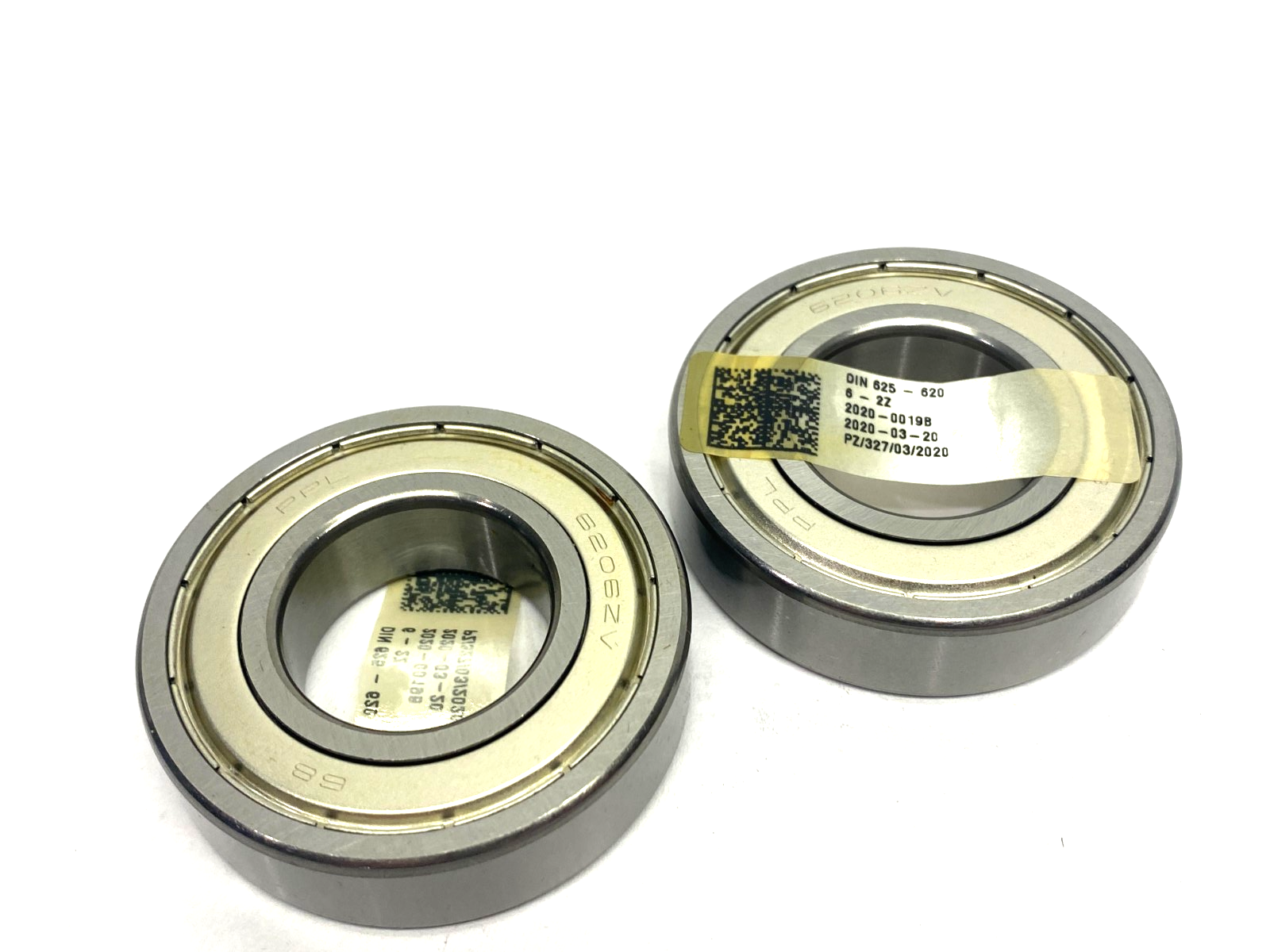 6206-2Z Shielded Radial Ball Bearing, LOT OF 2 - Maverick Industrial Sales