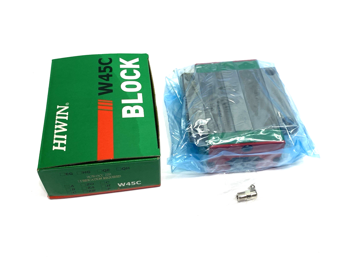 Hiwin HGW45CCZ0H Linear Ball Guide Block Bearing 120mm Width 5-001256 - Maverick Industrial Sales