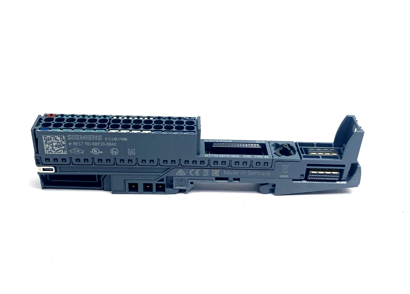 Siemens 6ES7193-6BP20-0BA0 SIMATIC ET 200SP Base Unit BU15-P16+A10+2B BU Type A - Maverick Industrial Sales