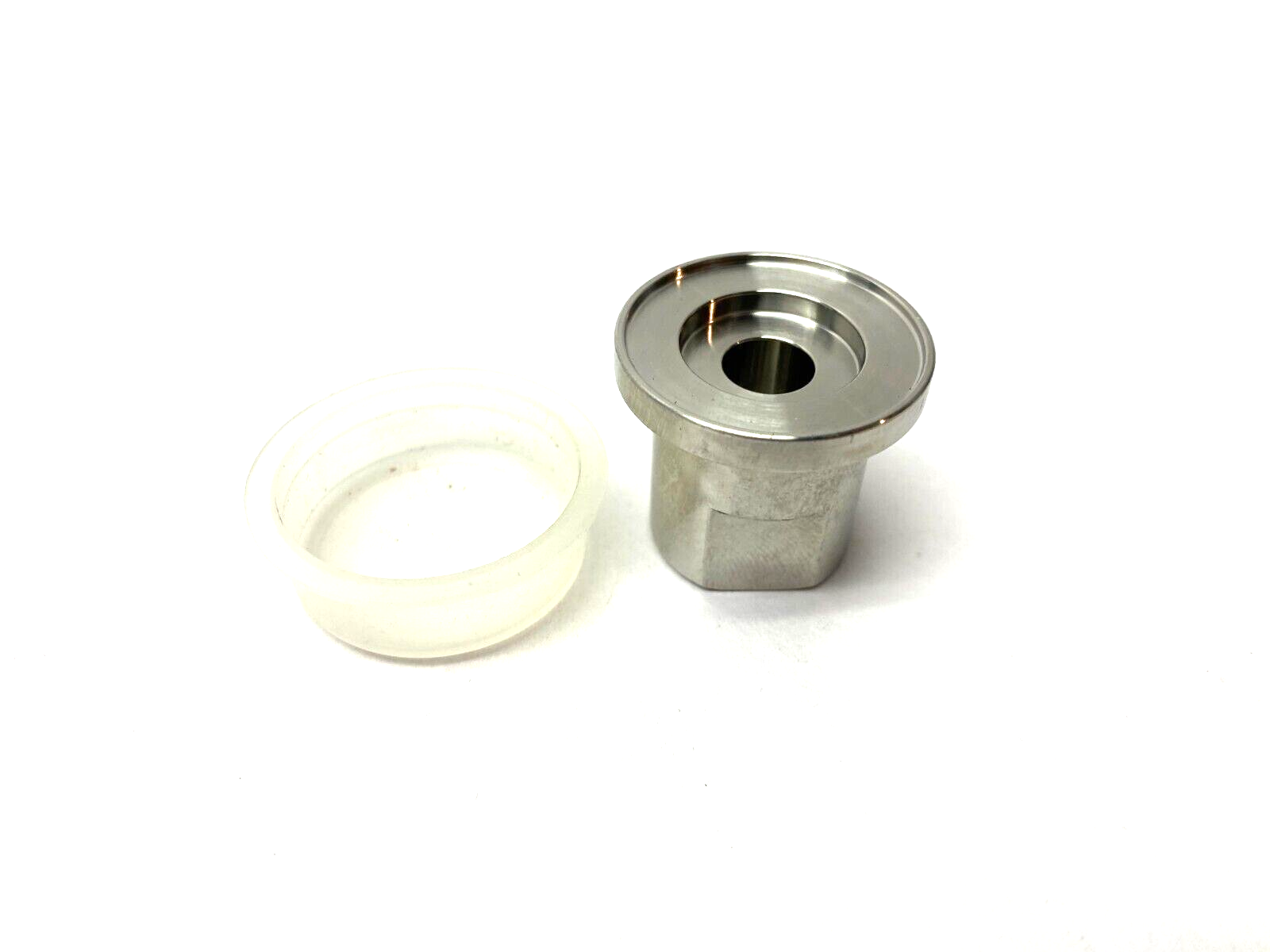 Agilent KAFP160125S Stainless Steel Klamp Flange Adapter 0.125" NPT NW16 - Maverick Industrial Sales
