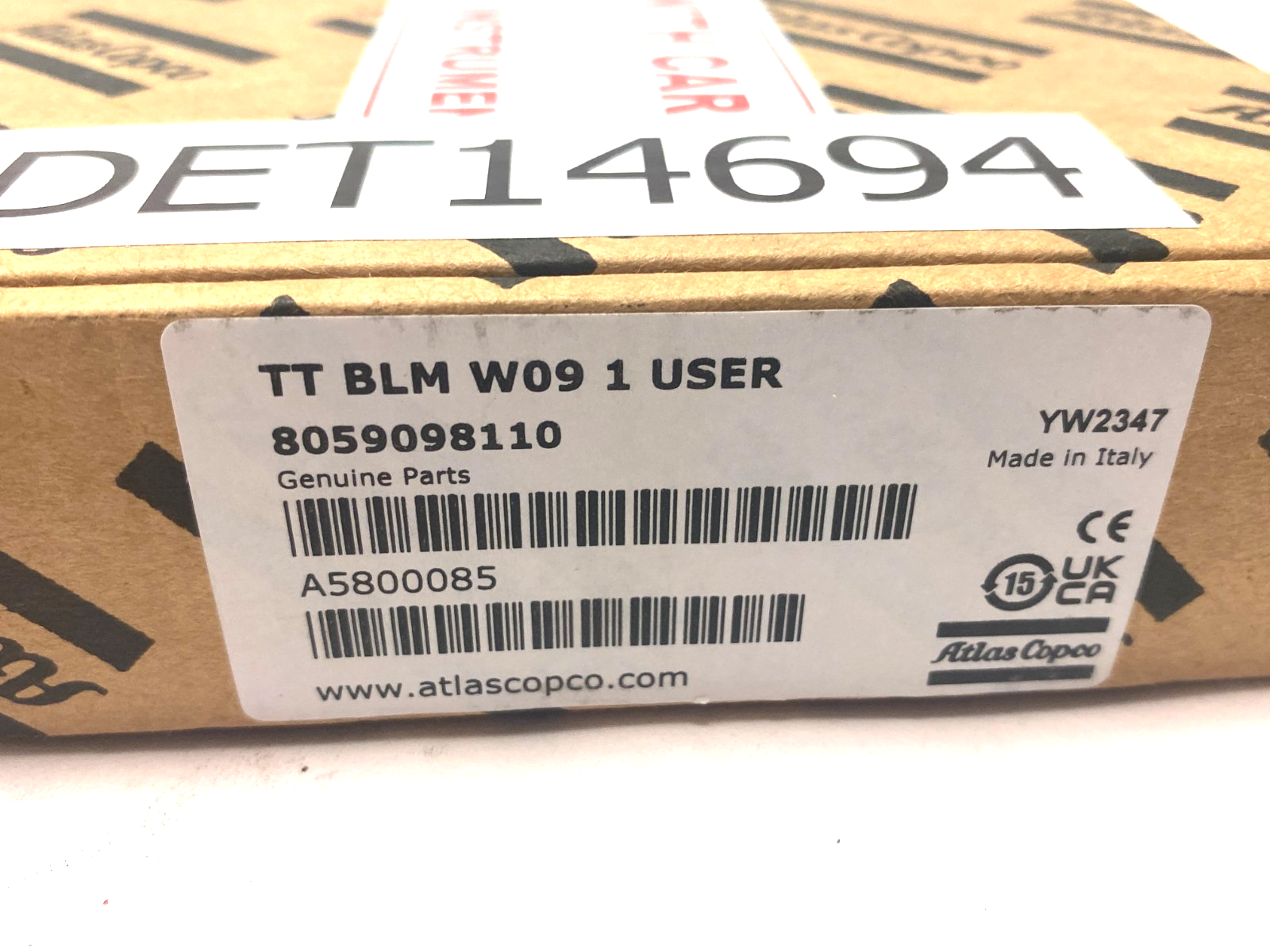 Atlas Copco 8059098110 ToolsTalk BLM- Torque Software TT BLM W09 1 USER - Brand New - Maverick Industrial Sales