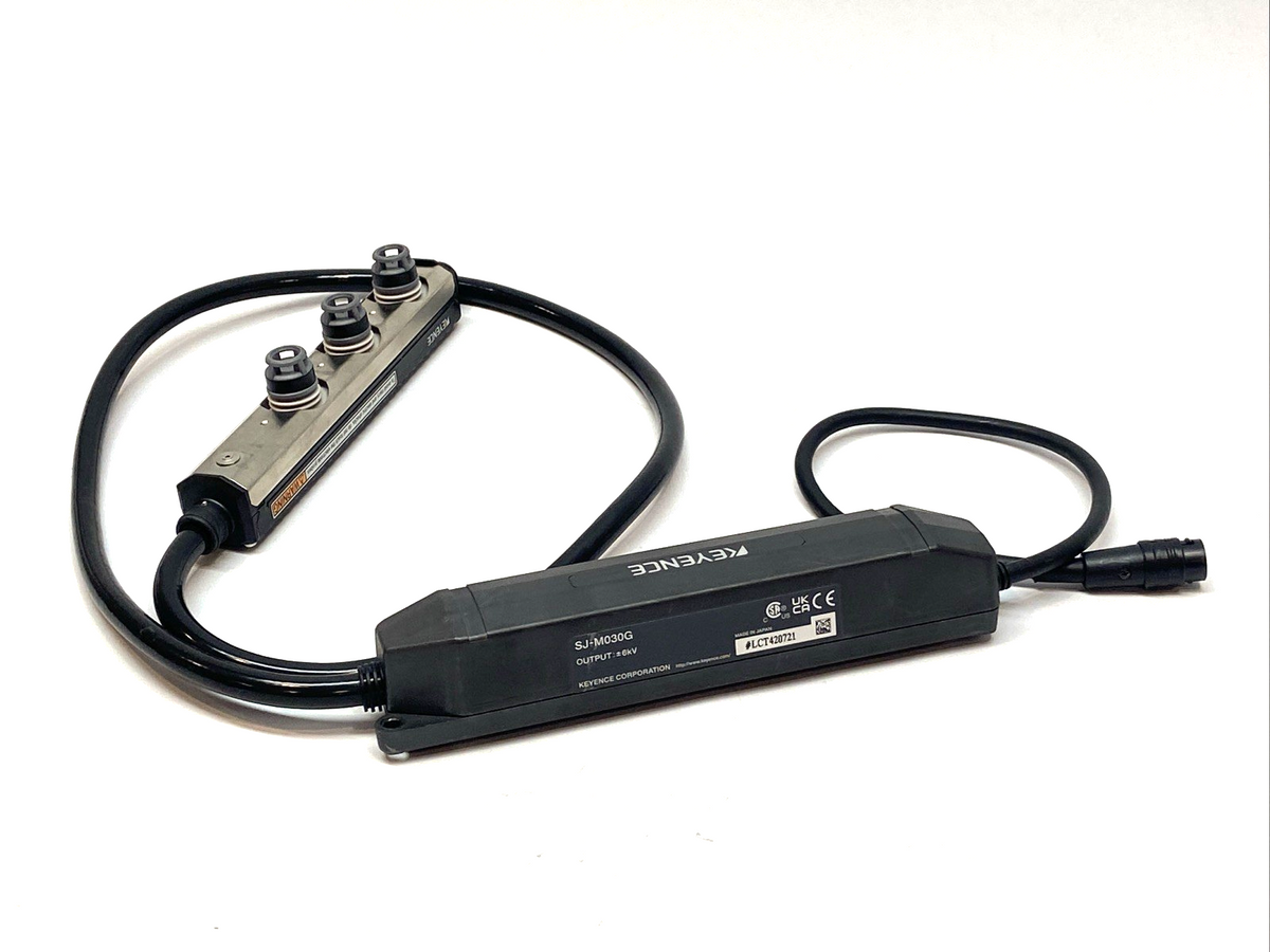 Keyence SJ-M030G High-Performance Micro Static Eliminator 6kV - Maverick Industrial Sales