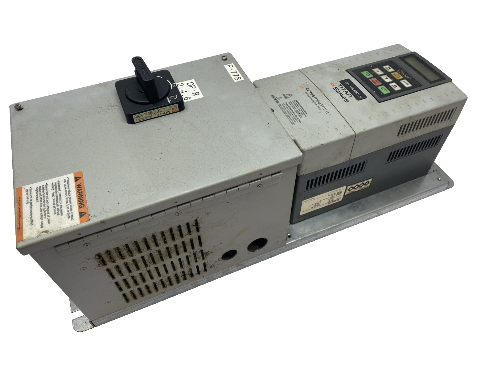 Cerus CI-007-P4 Titan P Series VFD 3 Phase AC NEMA 1 Drive W/ CIE1-ED005-P4/D - Maverick Industrial Sales