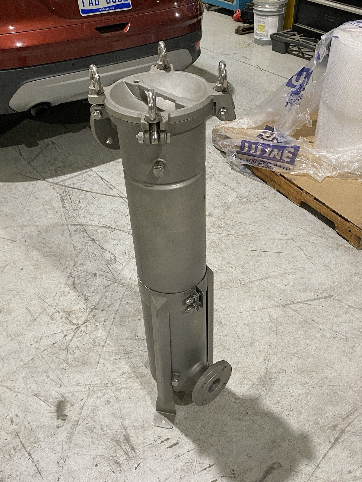 JYD-2 | Shanghai Bi-Yun Filter Single Bag Filter Housing 10 Micron - New – Open box - Maverick Industrial Sales