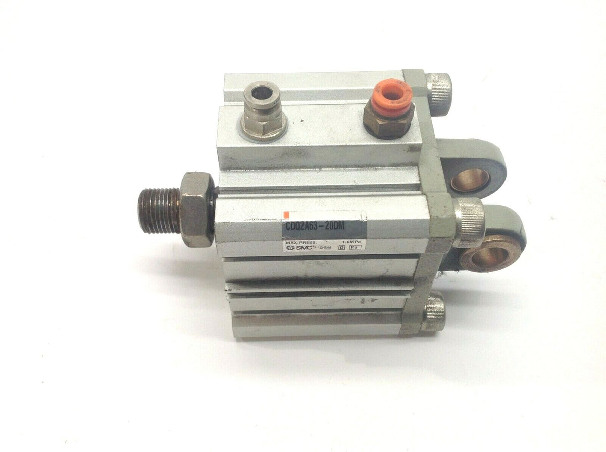 CDQ2A63-20DM | SMC Pneumatic Cylinder 1.0 MPa Pivot Mount - Used - Maverick Industrial Sales