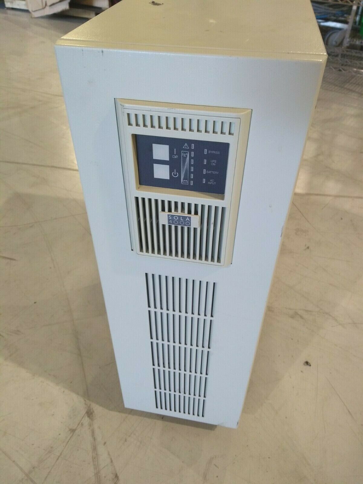 EGS Sola Hevi-Duty S4600-240 1PH 33A Sola 4000 Series Uniteruptable Power Supply - Maverick Industrial Sales