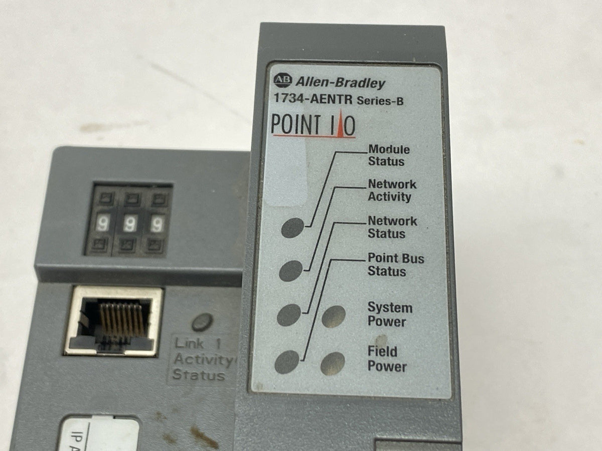 Allen Bradley 1734-AENTR Ser B POINT I/O Dual Port Network Adapter - Maverick Industrial Sales
