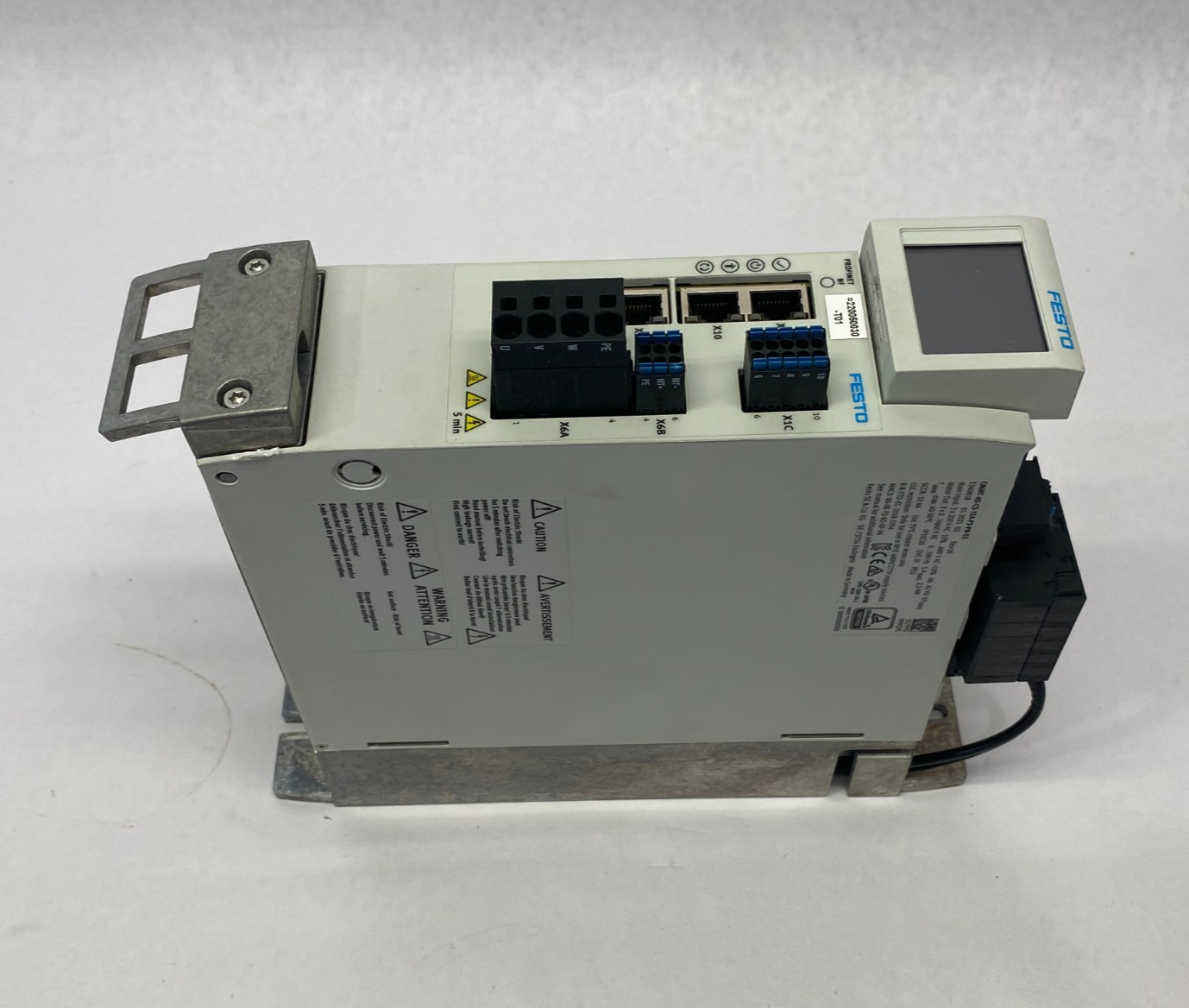 Festo CMMT-AS-C5-11A-P3-PN-S1 Servo Drive Vertical Mount 5340818 - Maverick Industrial Sales