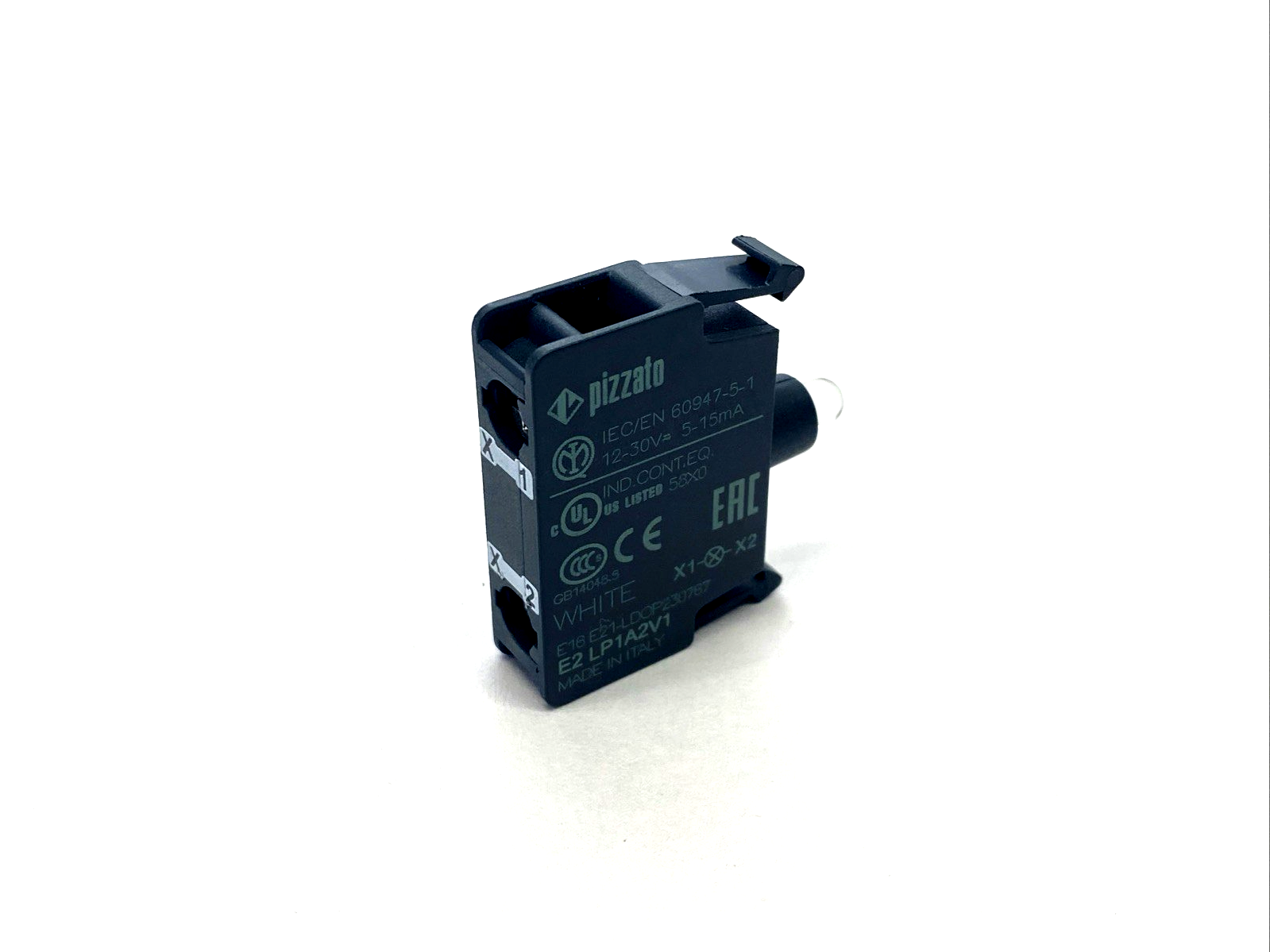 Pizzato E2 LP1A2V1 White LED 12-30VDC 5-PACK - Maverick Industrial Sales