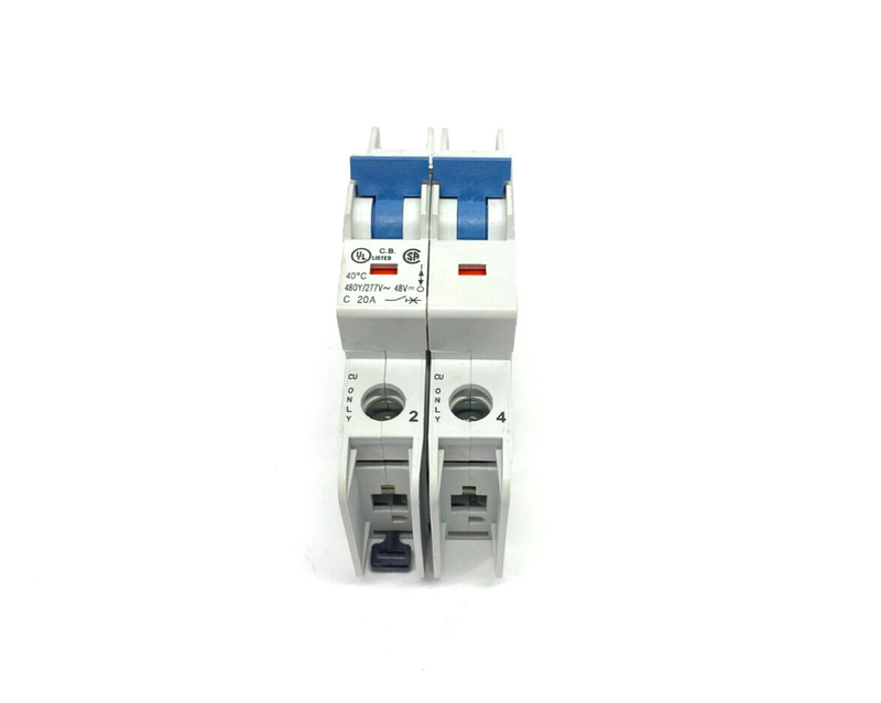 Allen Bradley 1489-A2C200 Ser. A Miniature Circuit Breaker 2P 20A 480Y/277VAC - Maverick Industrial Sales