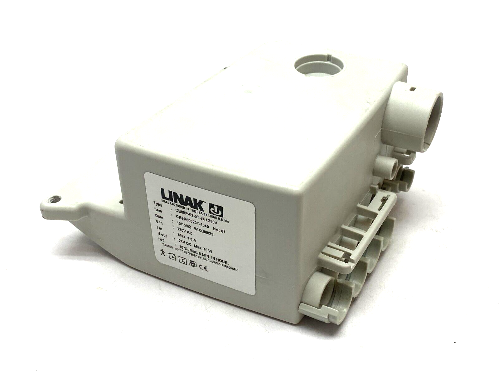 Linak CB09P-02-0T-24 Hood/Door Lift Actuator Controller 24VDC CB9P00020T-1040 - Maverick Industrial Sales