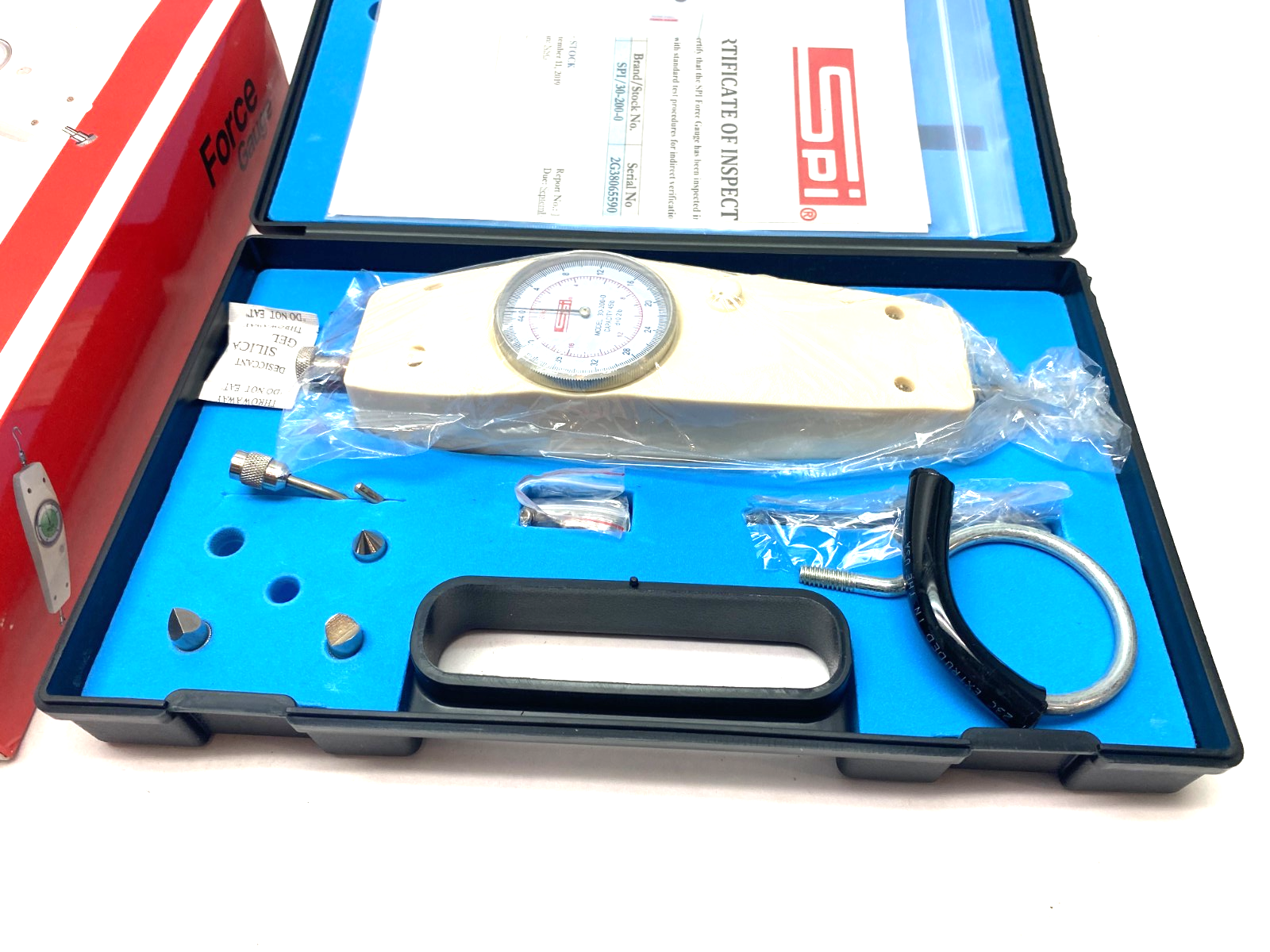 Spi 30-200-0 Analog Mechanical Force Gauge 45lb/22.67kg - Maverick Industrial Sales