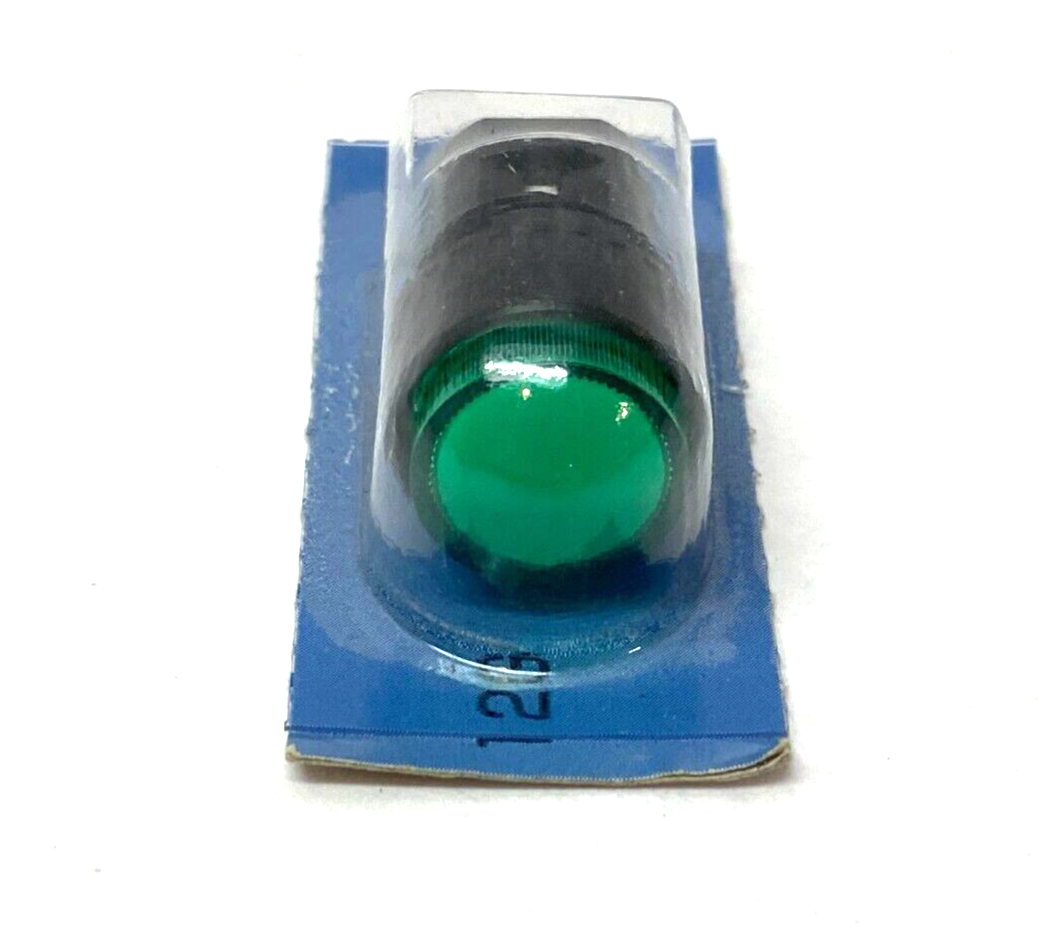 Idec AP6M Panel Mount LED Pilot Light GREEN 2-Pole 12VDC - Maverick Industrial Sales