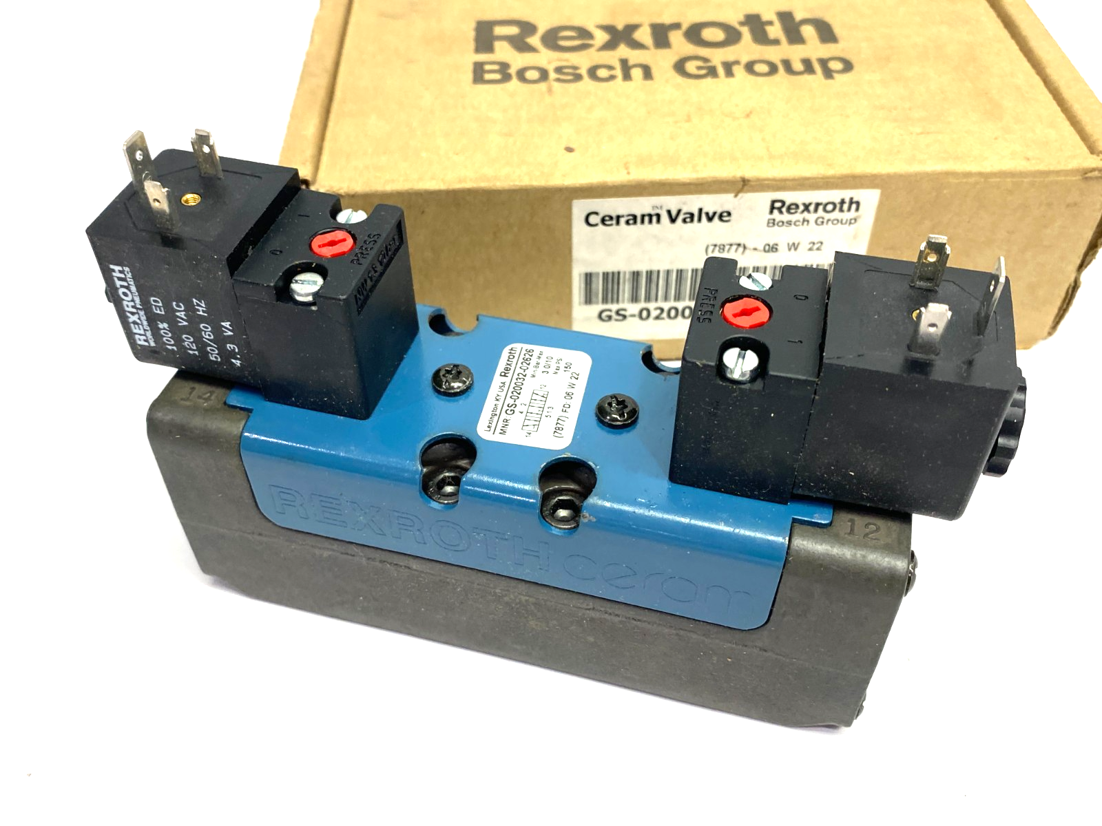 R432006058 | Emerson Rexroth AVENTICS™ 5/3-Directional Valve, Series CERAM™ - New Other - Maverick Industrial Sales