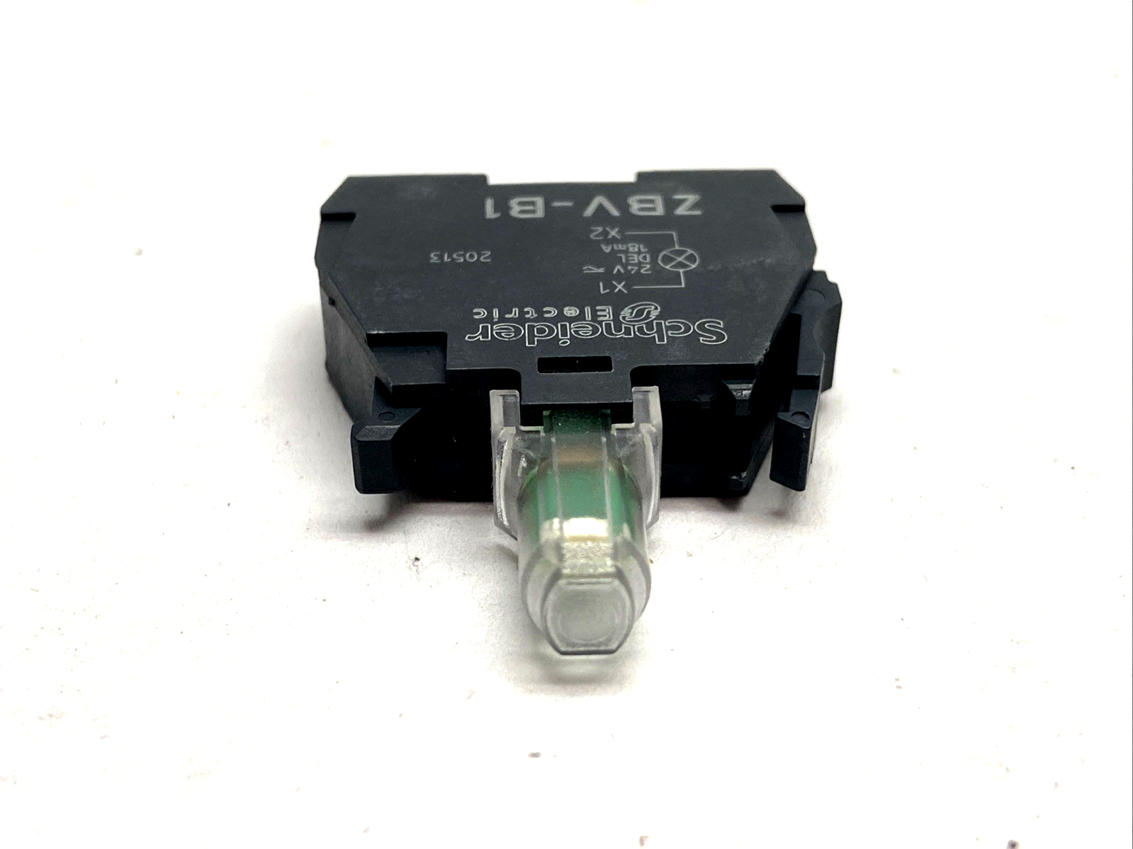 Schneider Electric ZBVB1 Light block Harmony XB4 XB5 White 22mm LOT OF 2 - Maverick Industrial Sales