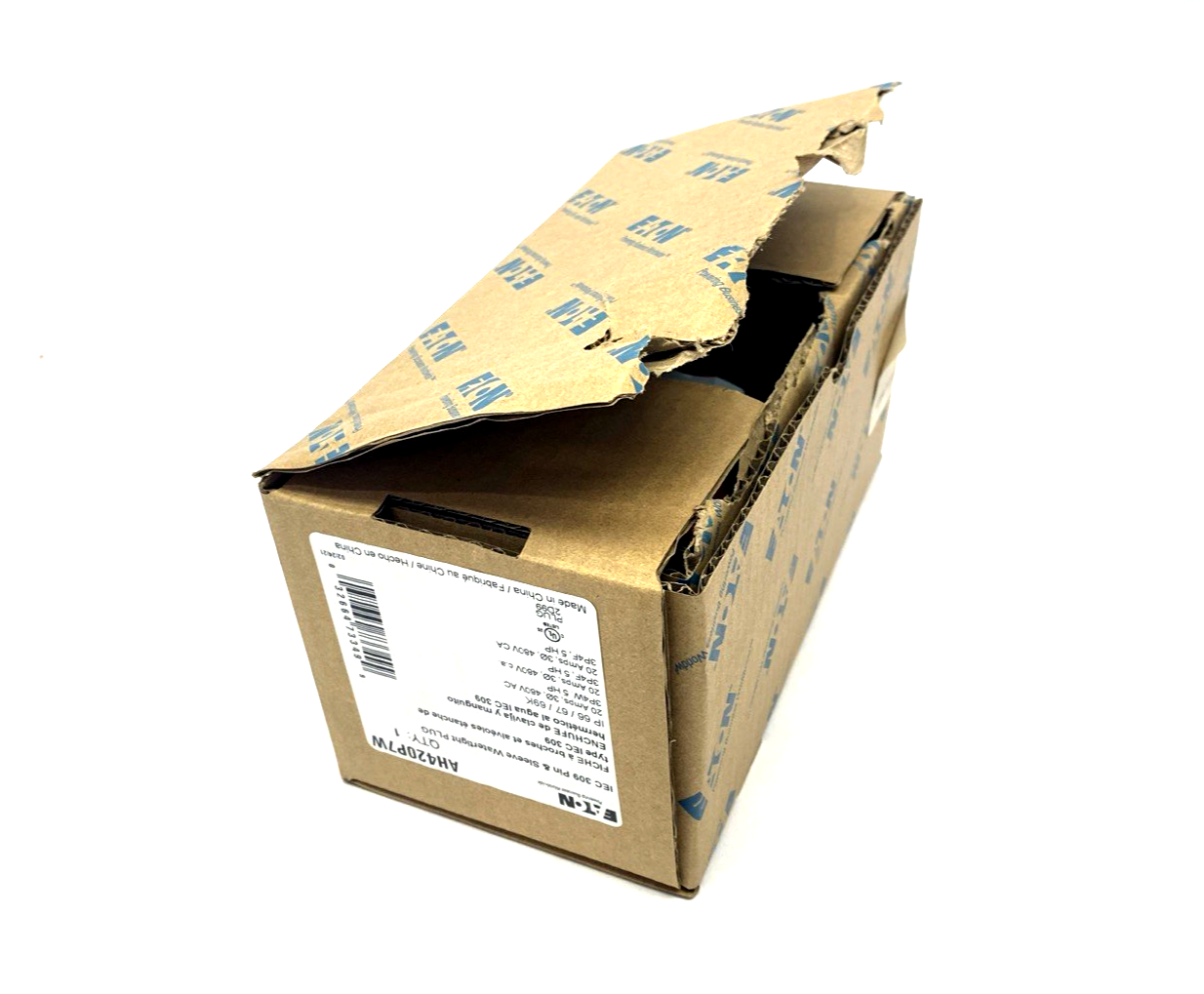 Eaton AH420P7W Arrow Hart Pin And Sleeve Plug IP69K Rated #12-#10 AWG, 20A 480V - Maverick Industrial Sales