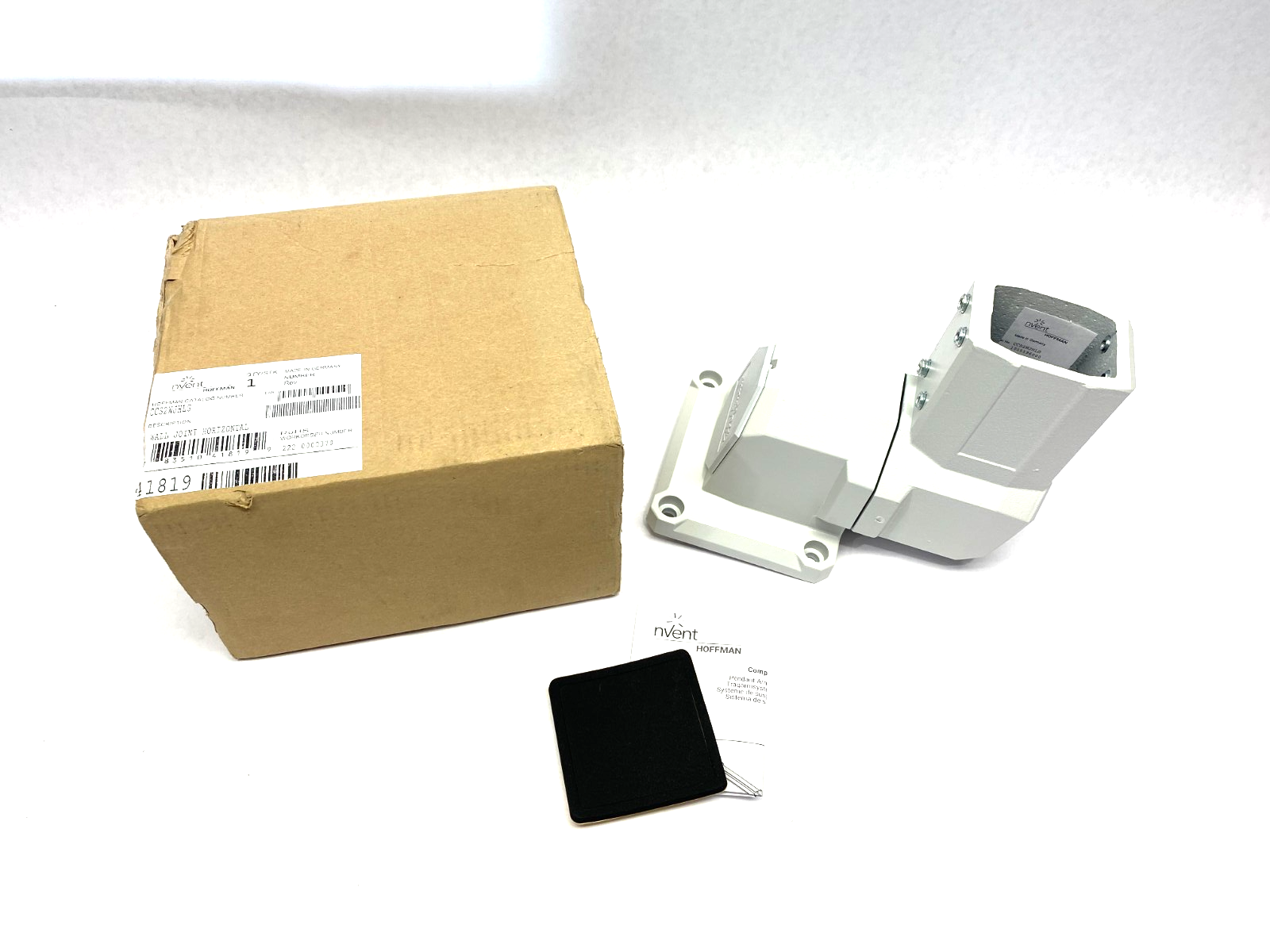 Hoffman CCS2WJHLG Compact Horizontal 2-Wall Joint Rotational White Aluminum - Maverick Industrial Sales