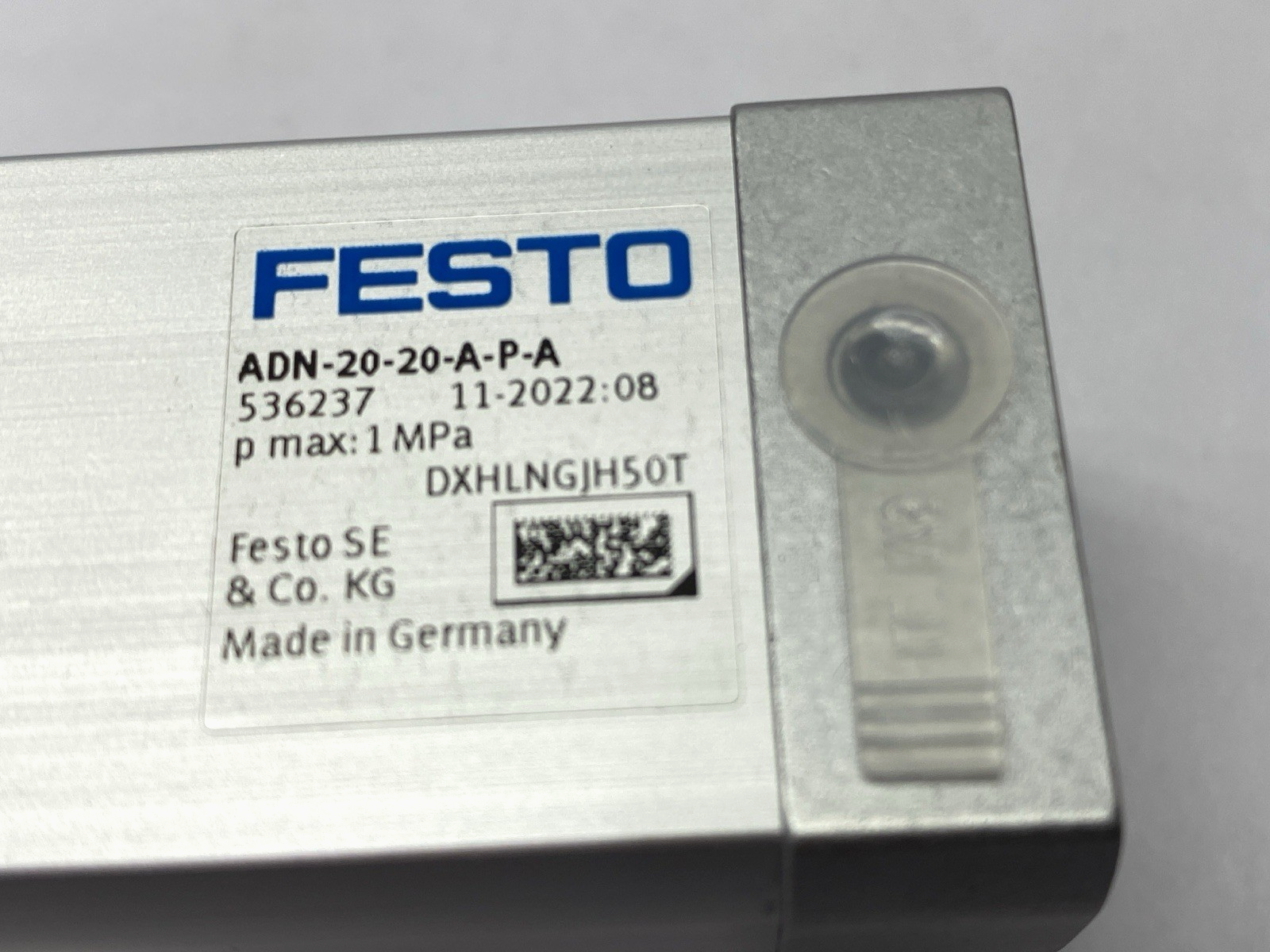Festo ADN-20-20-A-P-A Pneumatic Compact Cylinder 20mm Bore 20mm Stroke 536237 - Maverick Industrial Sales