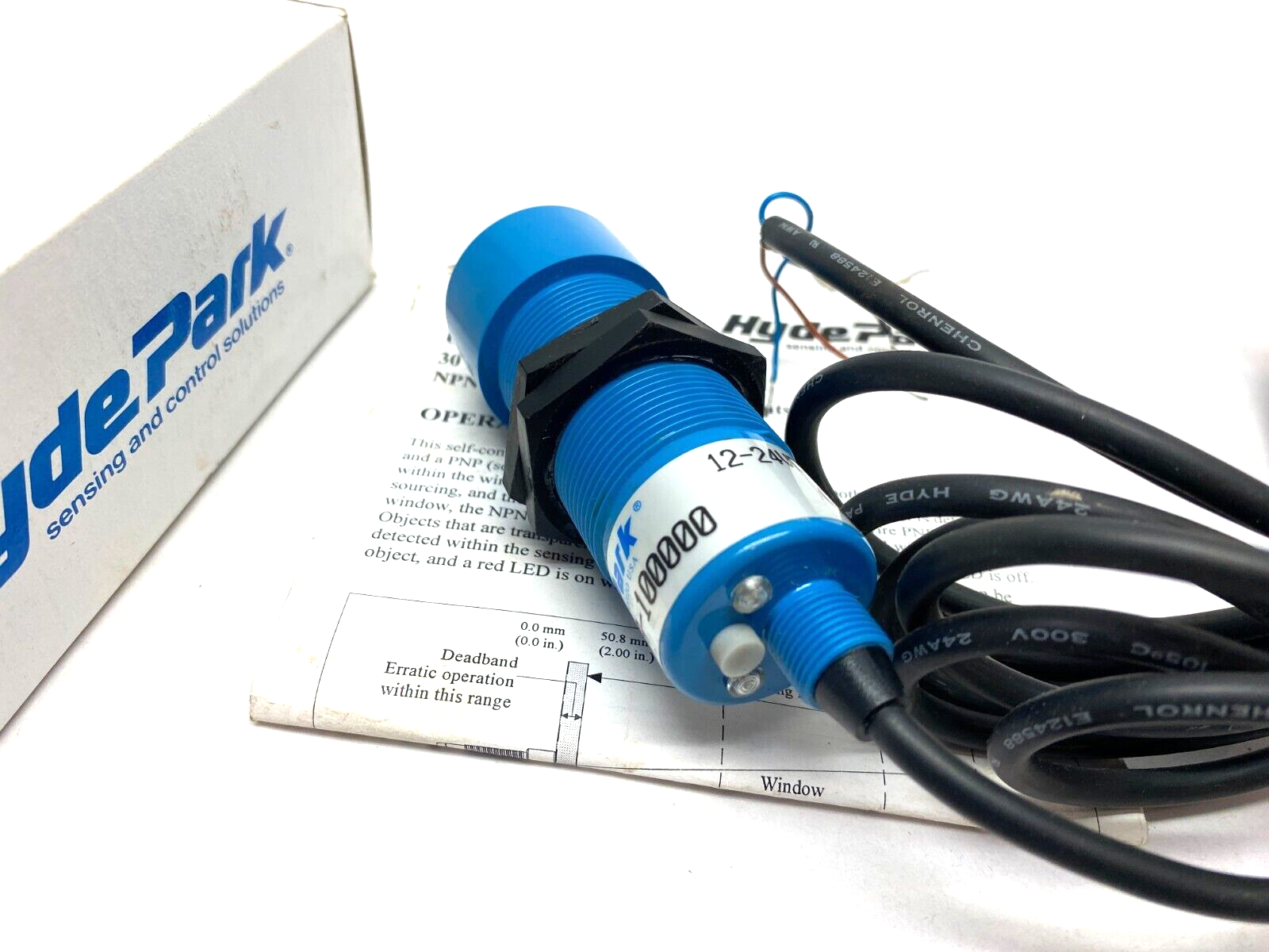 Hyde Park SM900A-100000 SuperProx Ultrasonic Proximity Sensor - Maverick Industrial Sales