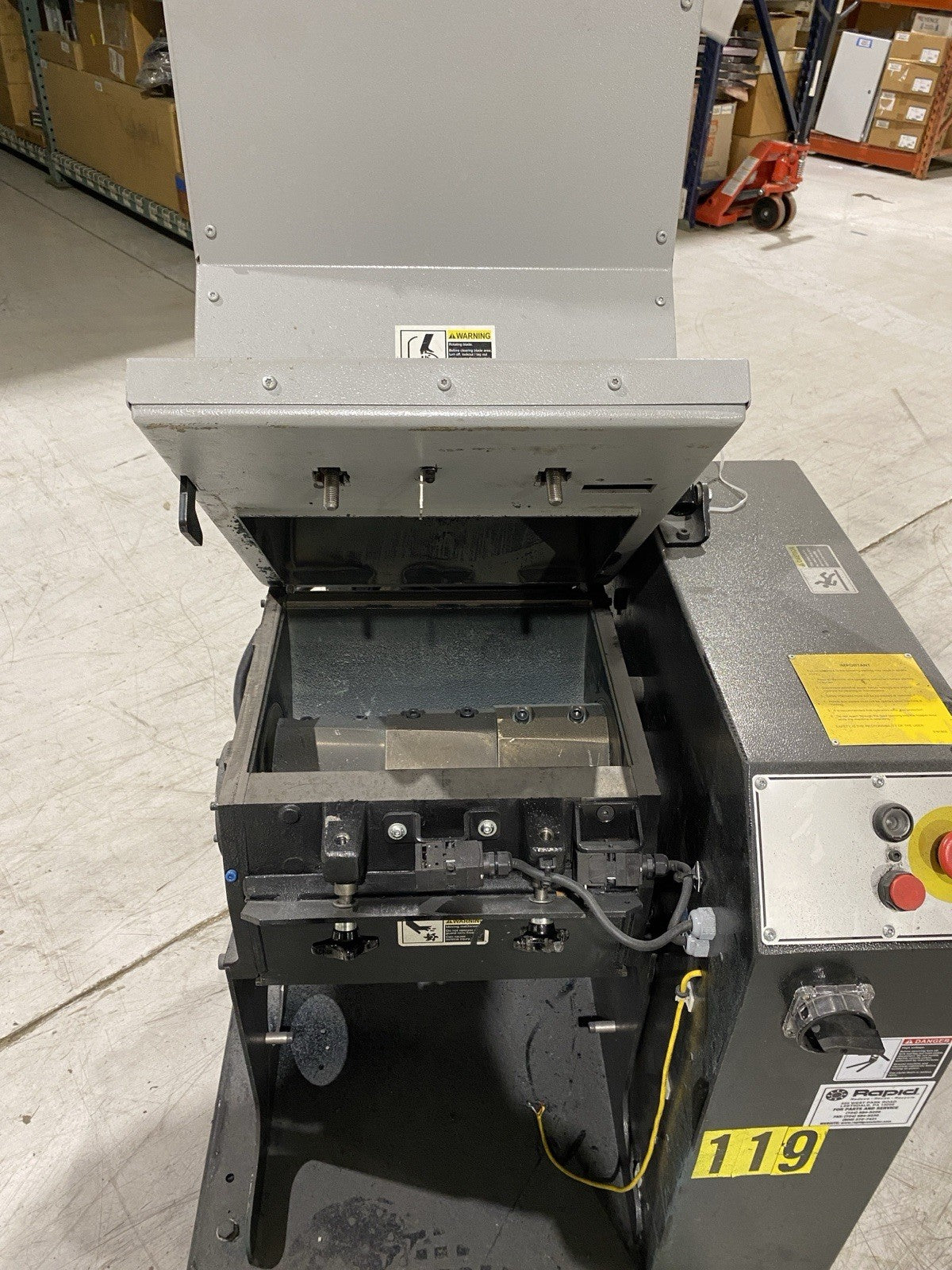 200-36 | Rapid Force Plastic Granulator 460V 3PH - Used - Maverick Industrial Sales