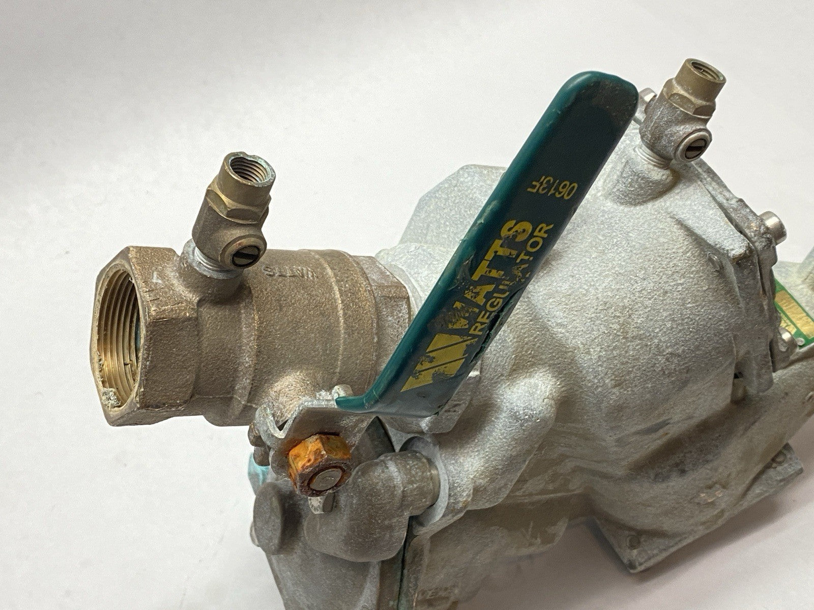 1-1/2 909M1-QT | Watts 1-1/2" 909M1-QT-RP Bronze Reduced Pressure Zone Backflow Preventer Valve - Used - Maverick Industrial Sales