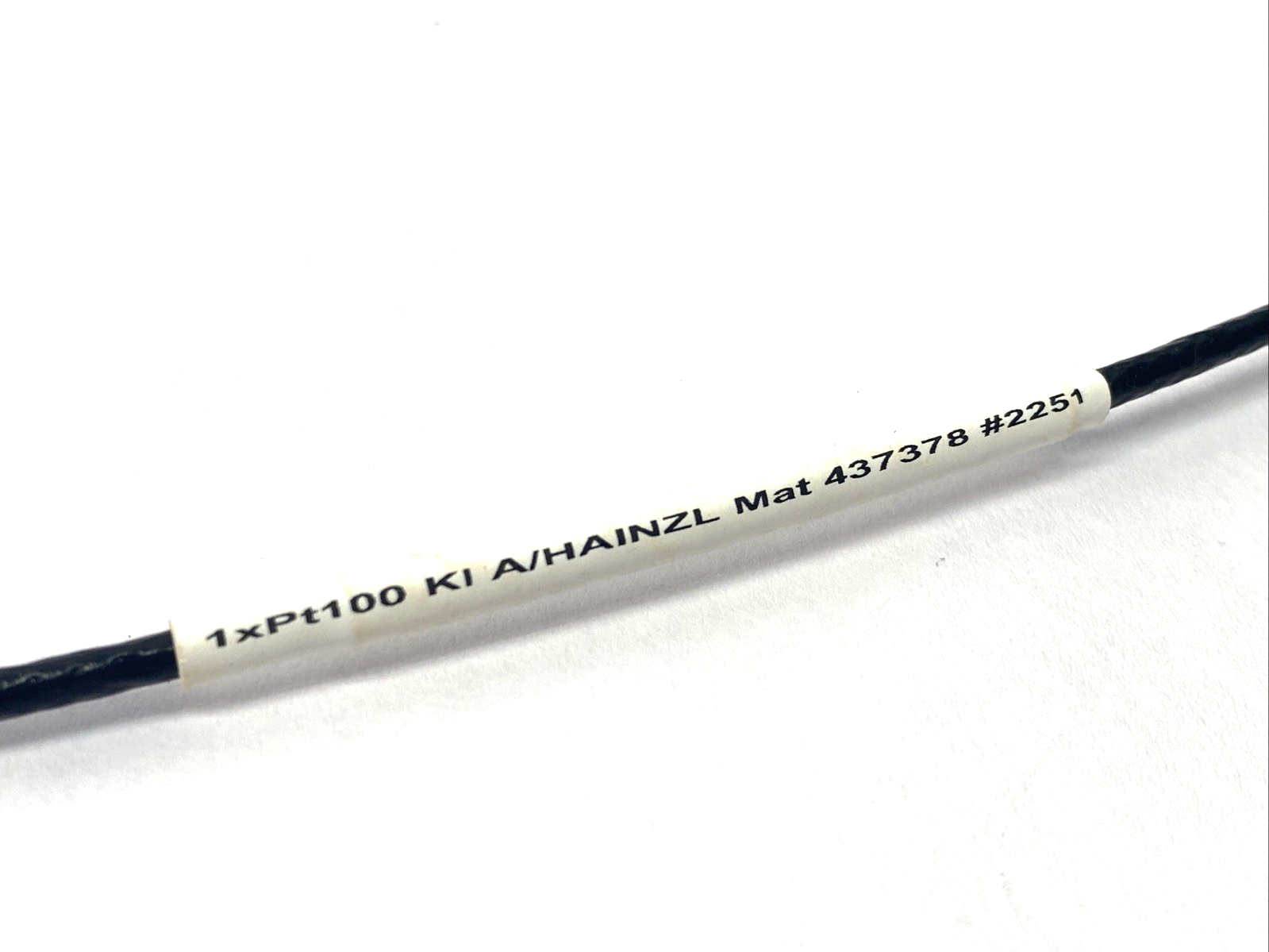 H-KON Hainzl 437378 Temperature Sensor 1xPt100 KI A/HAINZL 3mm Diameter - Maverick Industrial Sales