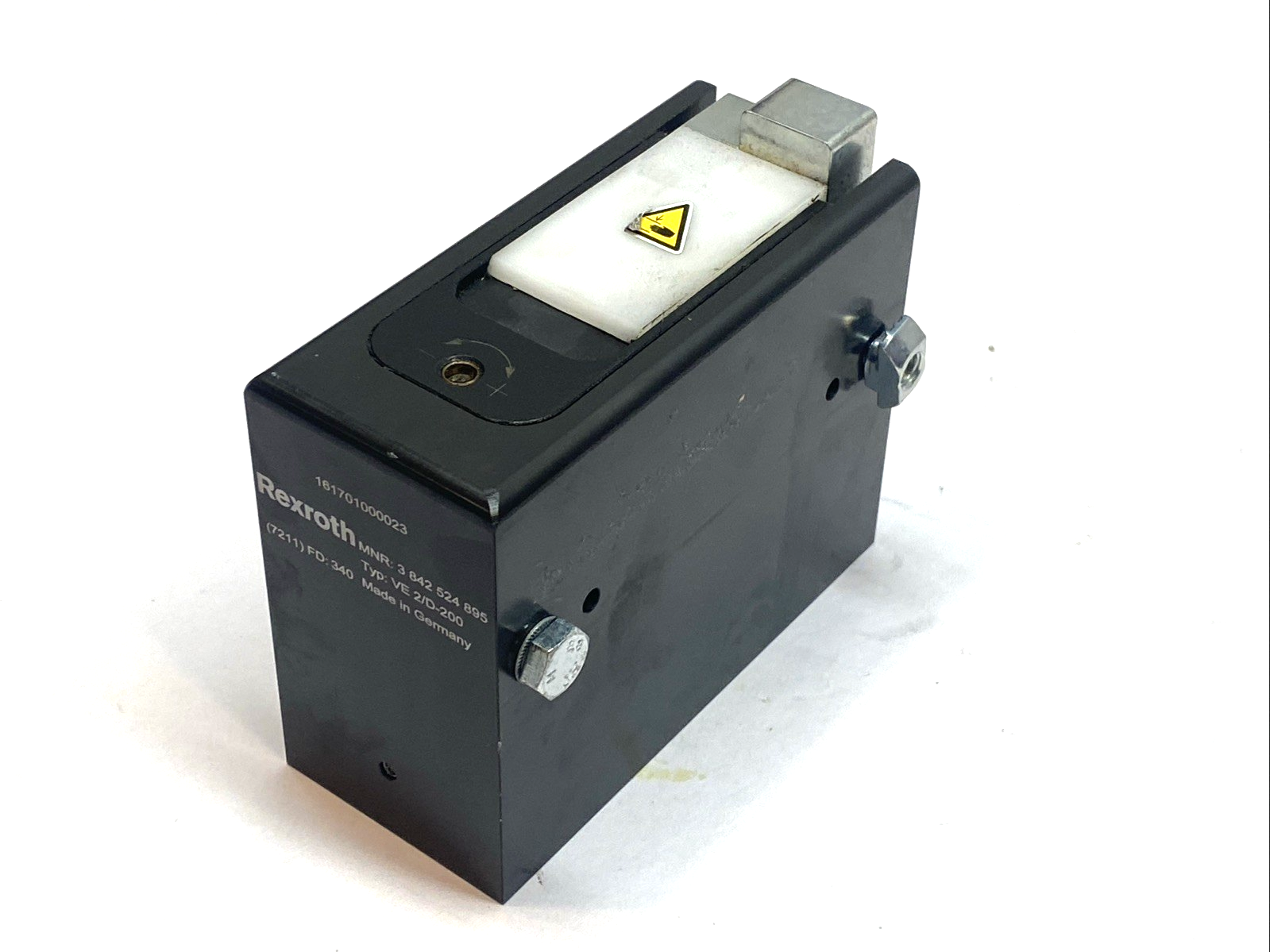 3842524895 | Bosch Rexroth Stop Gate VE 2/D-200 Pneumatic Conveyor Damper- Used - Maverick Industrial Sales