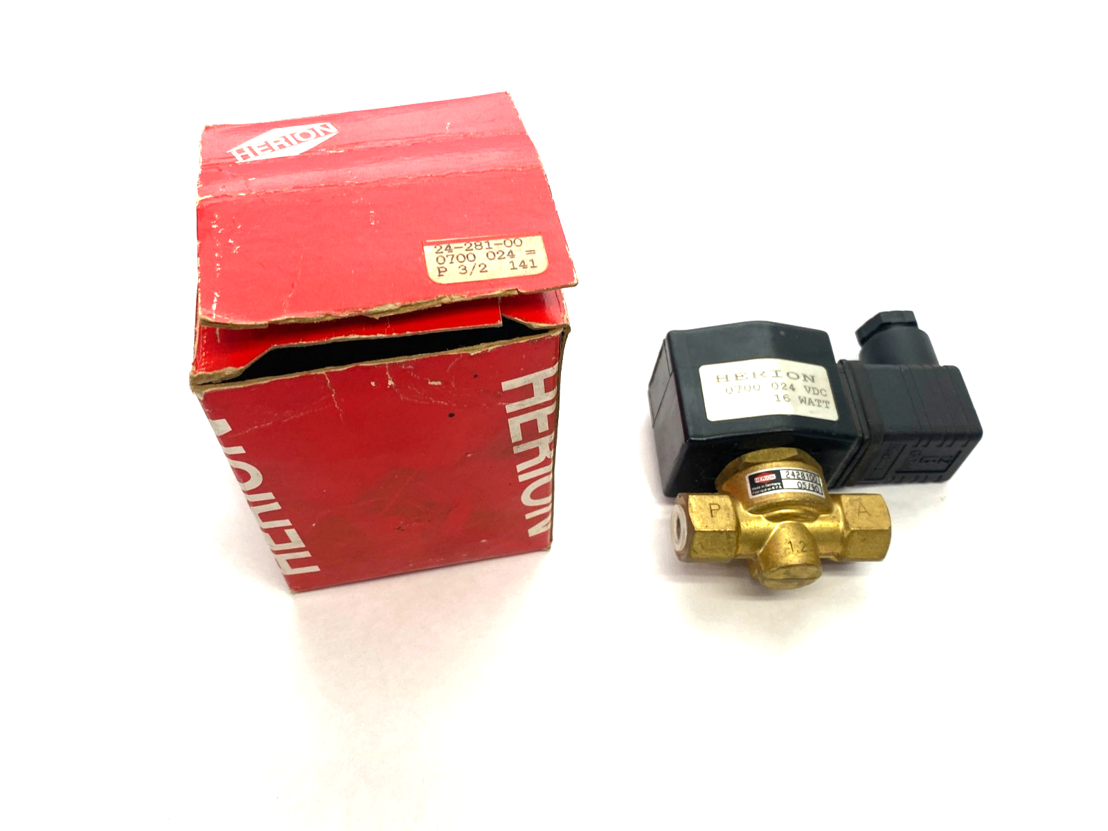 Herion 2428100 Solenoid Valve 3/2 24VDC 0700 - Maverick Industrial Sales