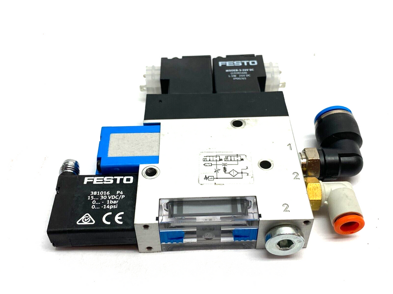 Festo VADMI-95-P High Vacuum Generator Integrated Ejector Pulse Valve 162528 - Maverick Industrial Sales