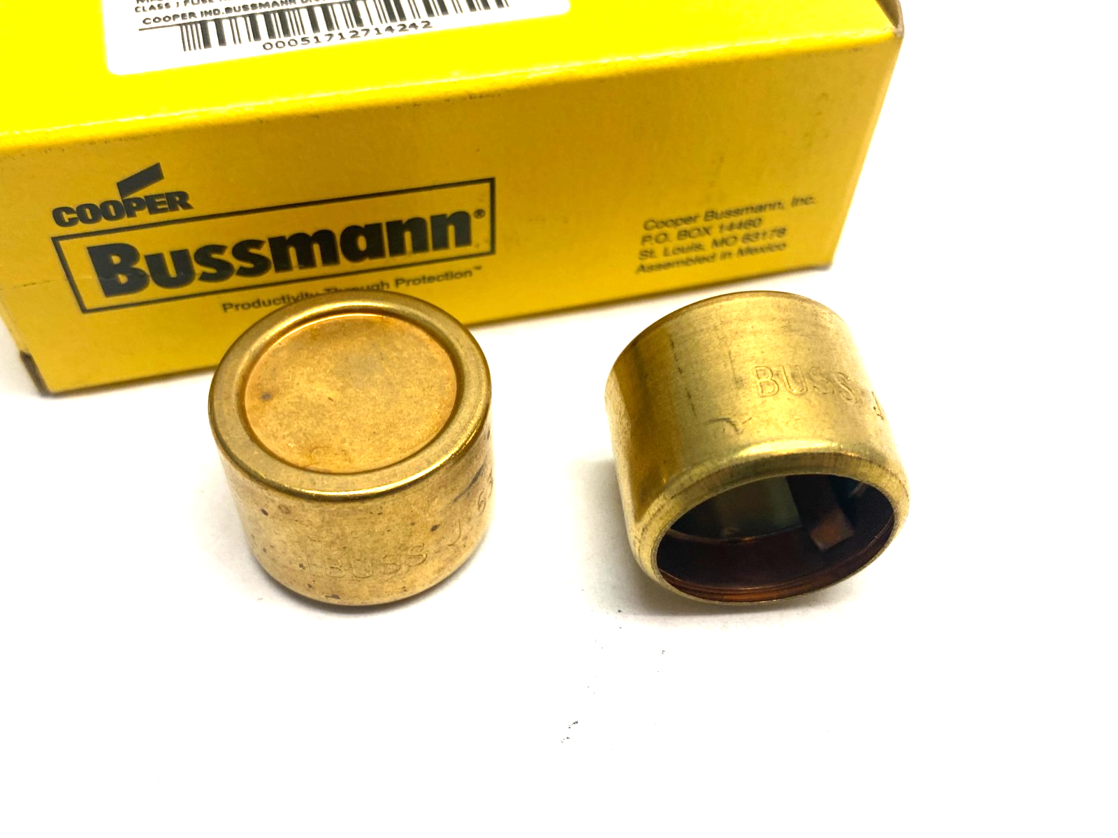 Cooper Bussmann J-63 Fuse Reducer Class J, Makes 30A/600V Fuse Fit 60A Clips - Maverick Industrial Sales