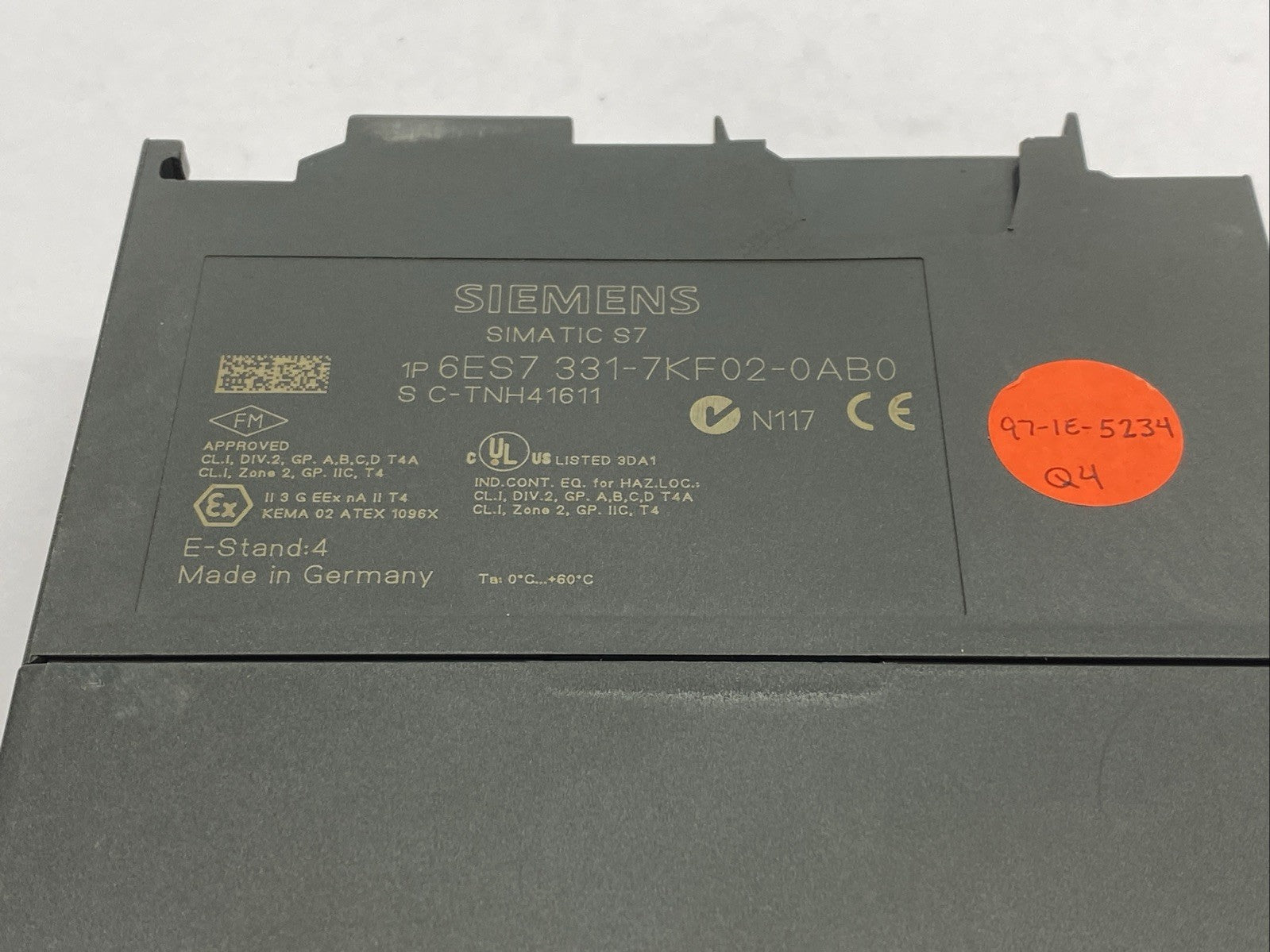 Siemens 6ES7331-7KF02-0AB0 Simatic S7 Analog Input Module SM331 NO COVER - Maverick Industrial Sales
