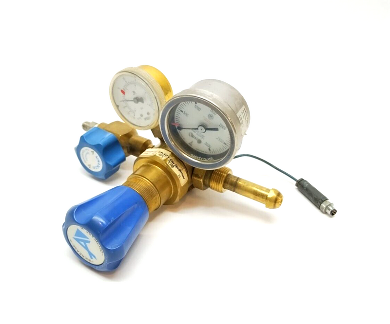 Advanced Specialty Gas Equipment B2-30 Dual Gauge Gas Regulator 3000PSI Max In - Maverick Industrial Sales