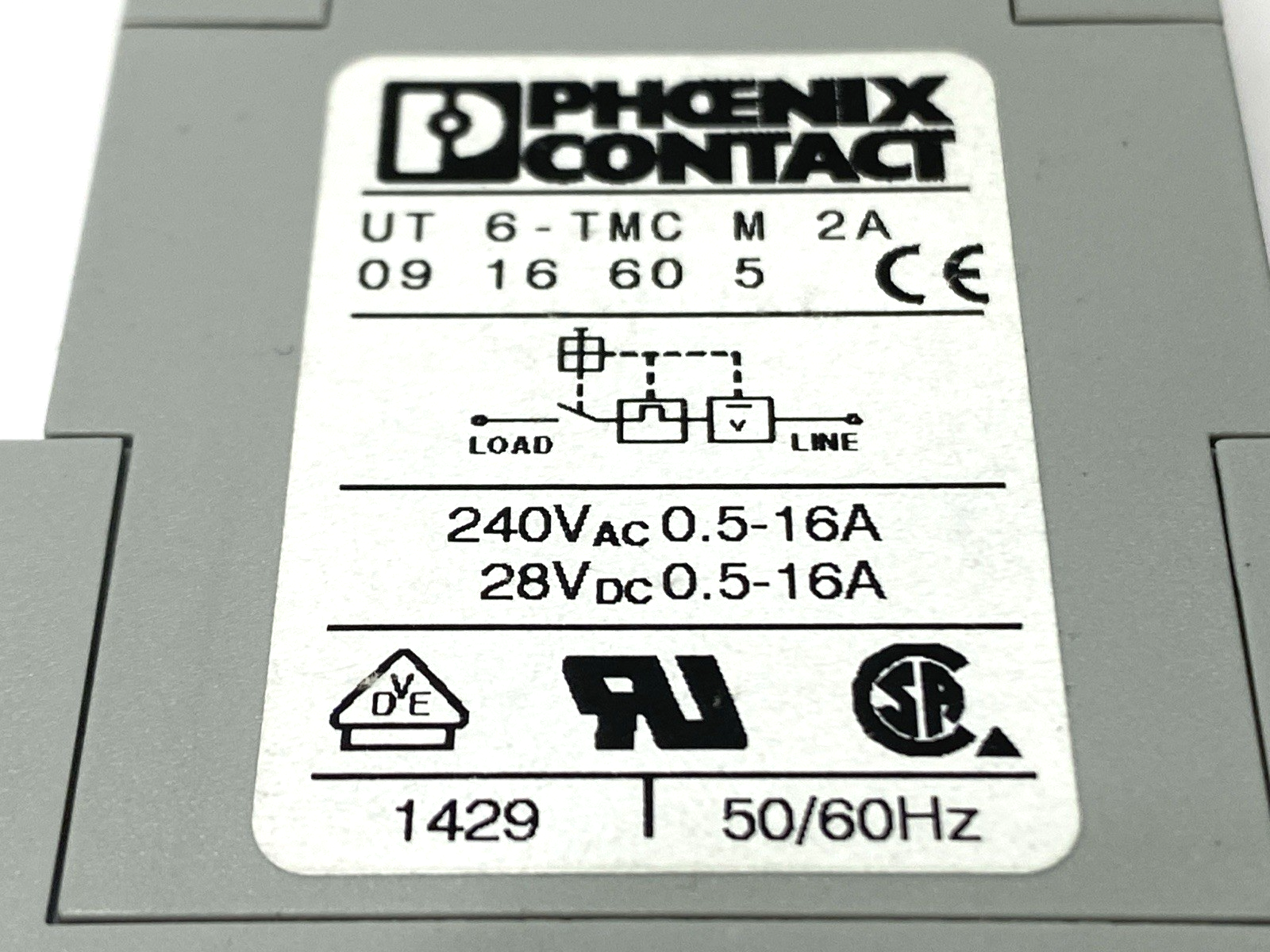 Phoenix Contact UT 6-TMC M 2A Circuit Breaker 0916605 LOT OF 2 - Maverick Industrial Sales