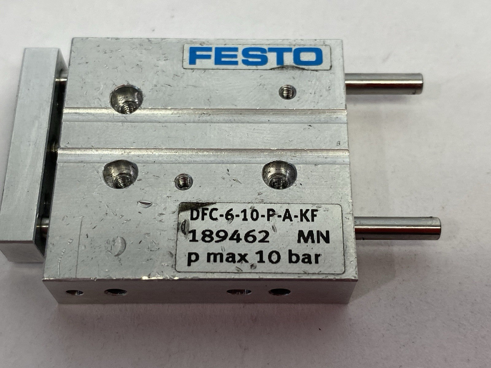 Festo DFC-6-10-P-A-KF Miniature Guided Cylinder Actuator, 6mm Bore, 189462 - Maverick Industrial Sales