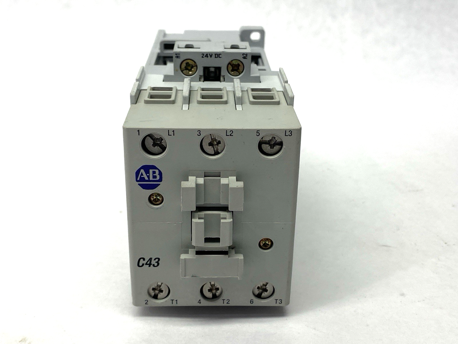 100-C43ZJ00 | Allen Bradley Ser. A Contactor 3-Pole 24VDC Coil 43A - Used - Maverick Industrial Sales
