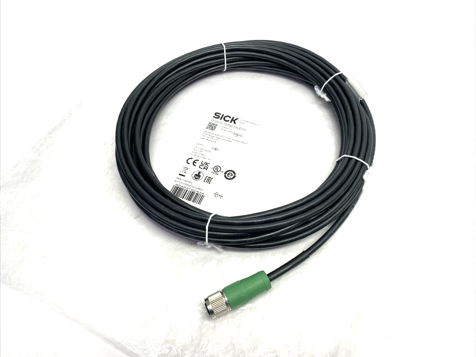 YF2A72-100S01XLECX | Sick Connection Cable, Female M12 17-Pin, 6048319 - New – Open box - Maverick Industrial Sales