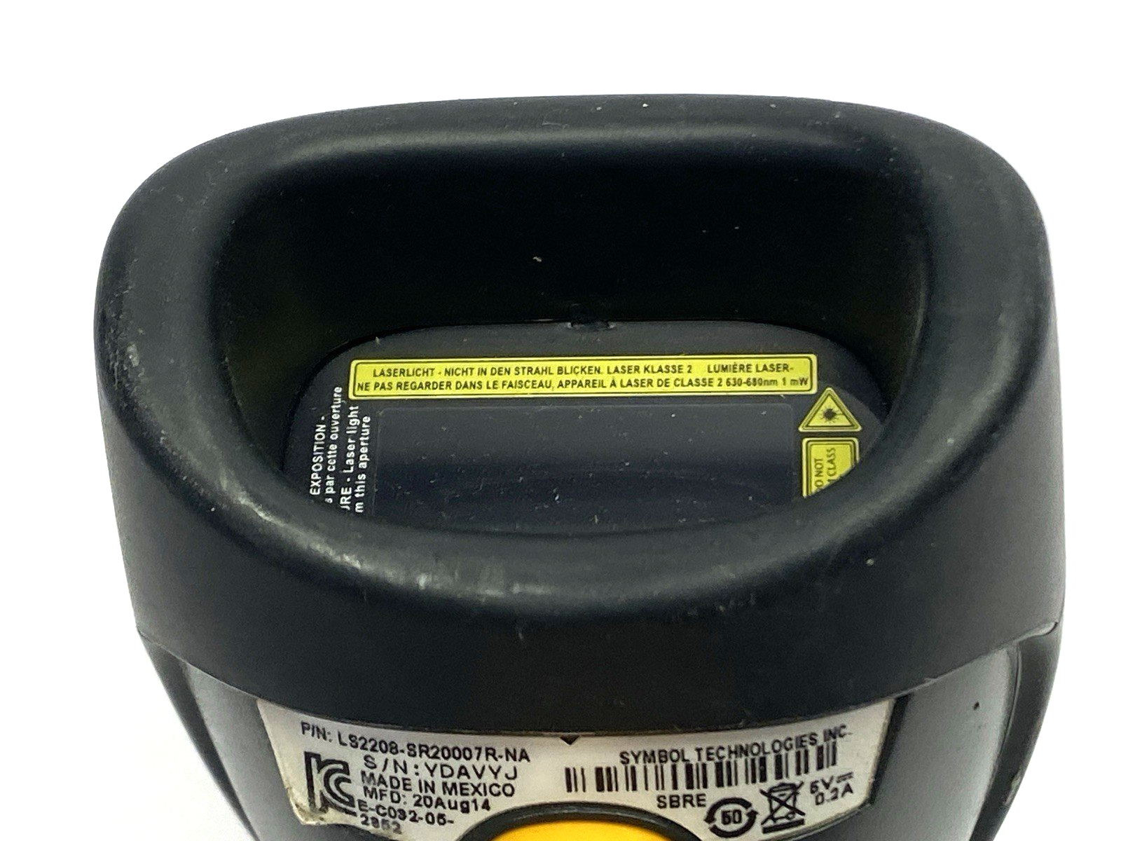 Symbol LS2208-SR20007R-NA Barcode Label Scanner NO CABLE - Maverick Industrial Sales