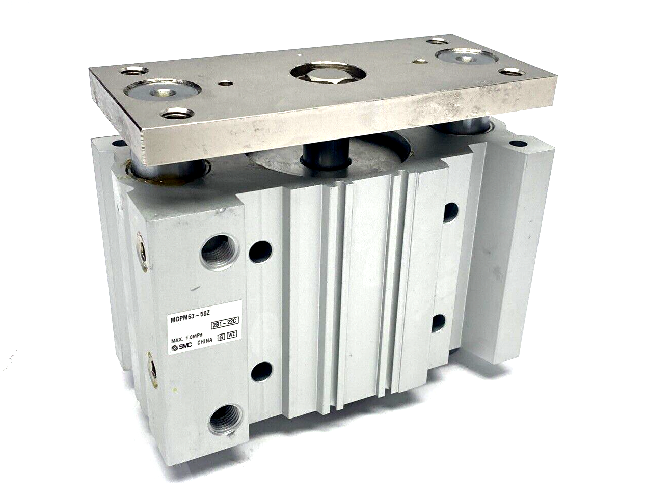 SMC MGPM63-50Z Pneumatic Guided Cylinder 63mm Bore 50mm Stroke - Maverick Industrial Sales