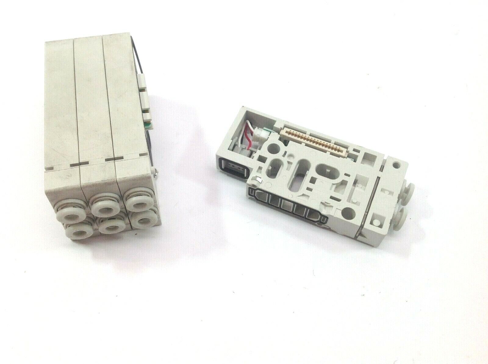 NU-CON Pneumatic Manifold Valve Bank Lot of 4 - Maverick Industrial Sales
