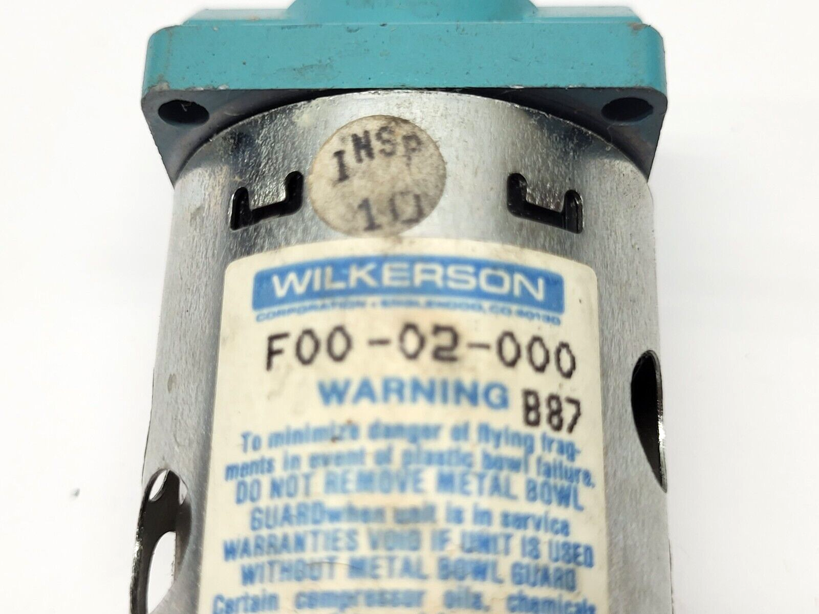 Wilkerson F00-02-000 Pneumatic Filter 150PSI - Maverick Industrial Sales