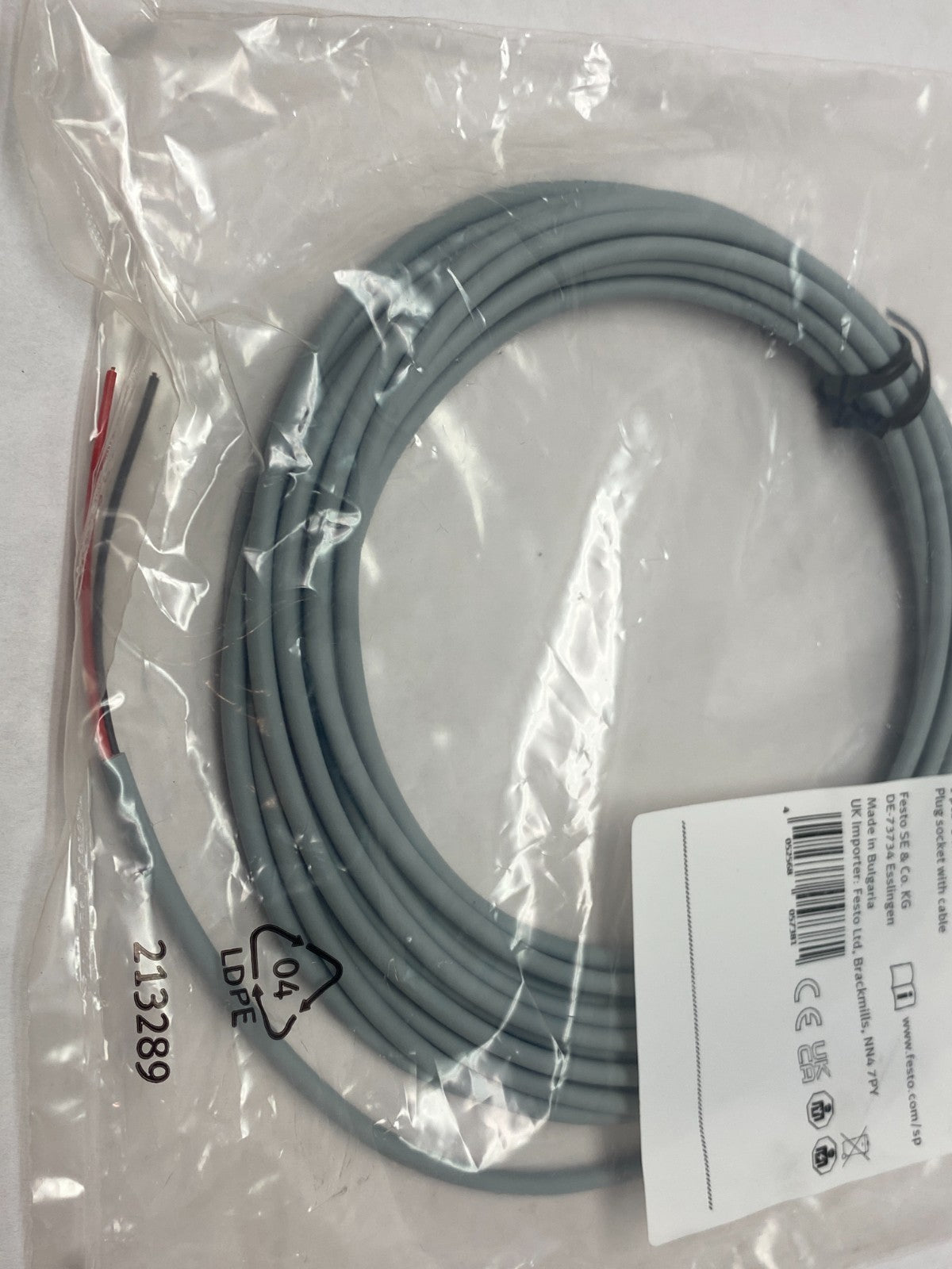 Festo NEBV-H1G2-P-5-N-LE2 Plug Socket Connection Cable 566661 - Maverick Industrial Sales
