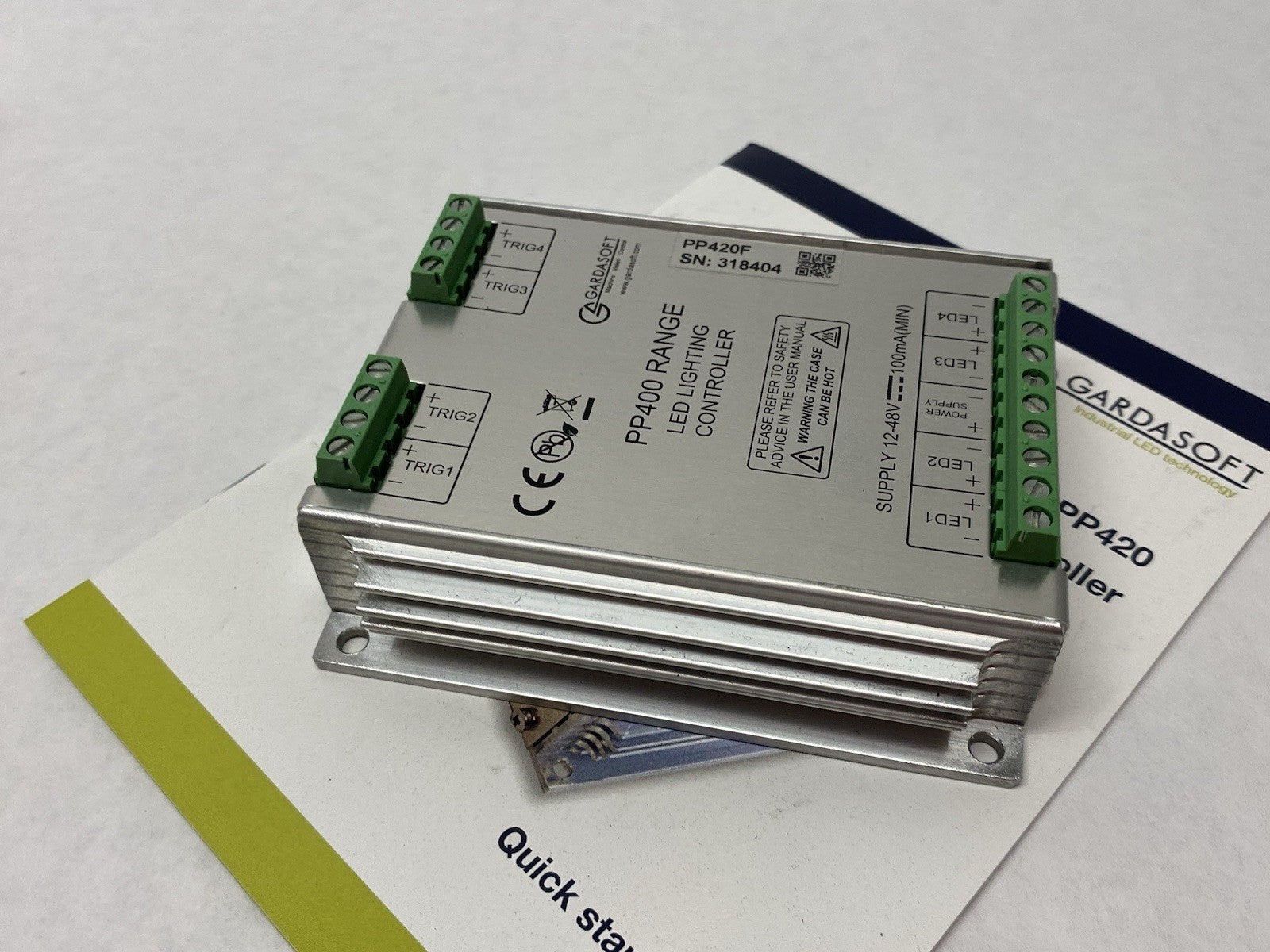 Gardasoft PP420F LED Pulse/Strobe Controller, 4-Channel Output, SafeSense Tech - Maverick Industrial Sales