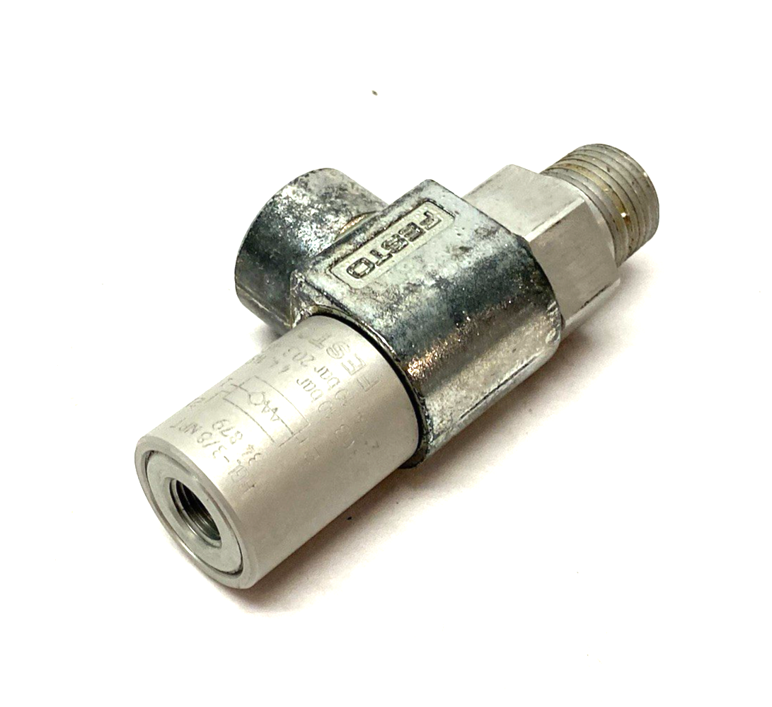34879 | Festo Piloted Non-return Valve G3/8 Connection HGL-3/8-NPT - Used - Maverick Industrial Sales