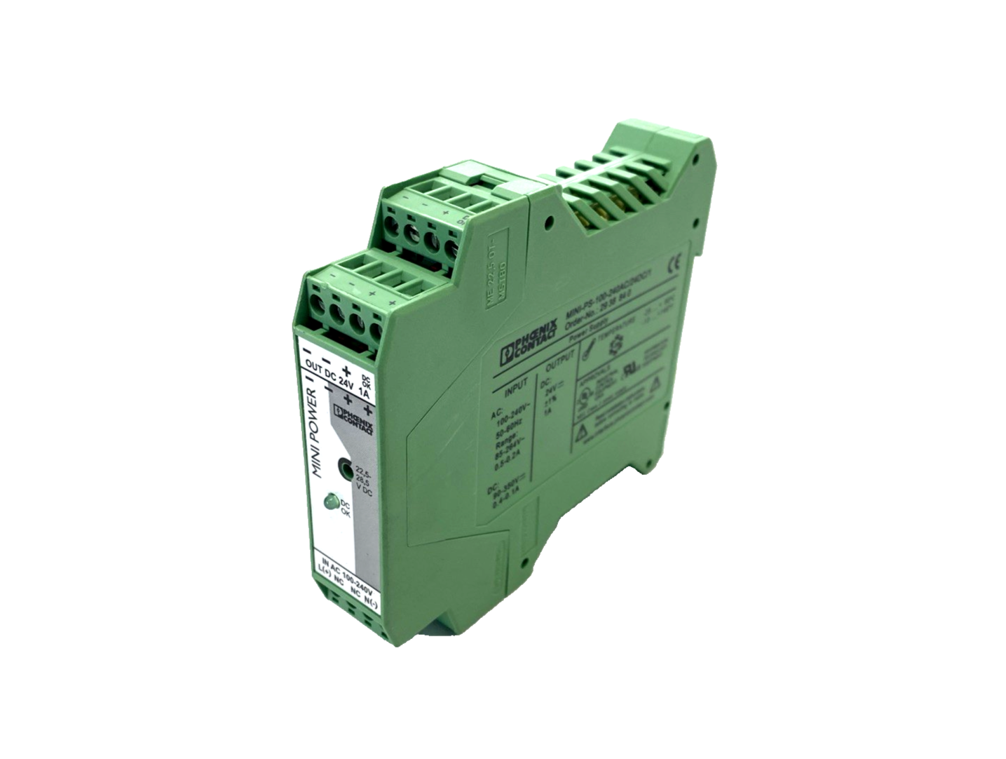 Phoenix Contact MINI-PS-100-240AC/24DC/1 Power Supply Unit 2938840 - Maverick Industrial Sales
