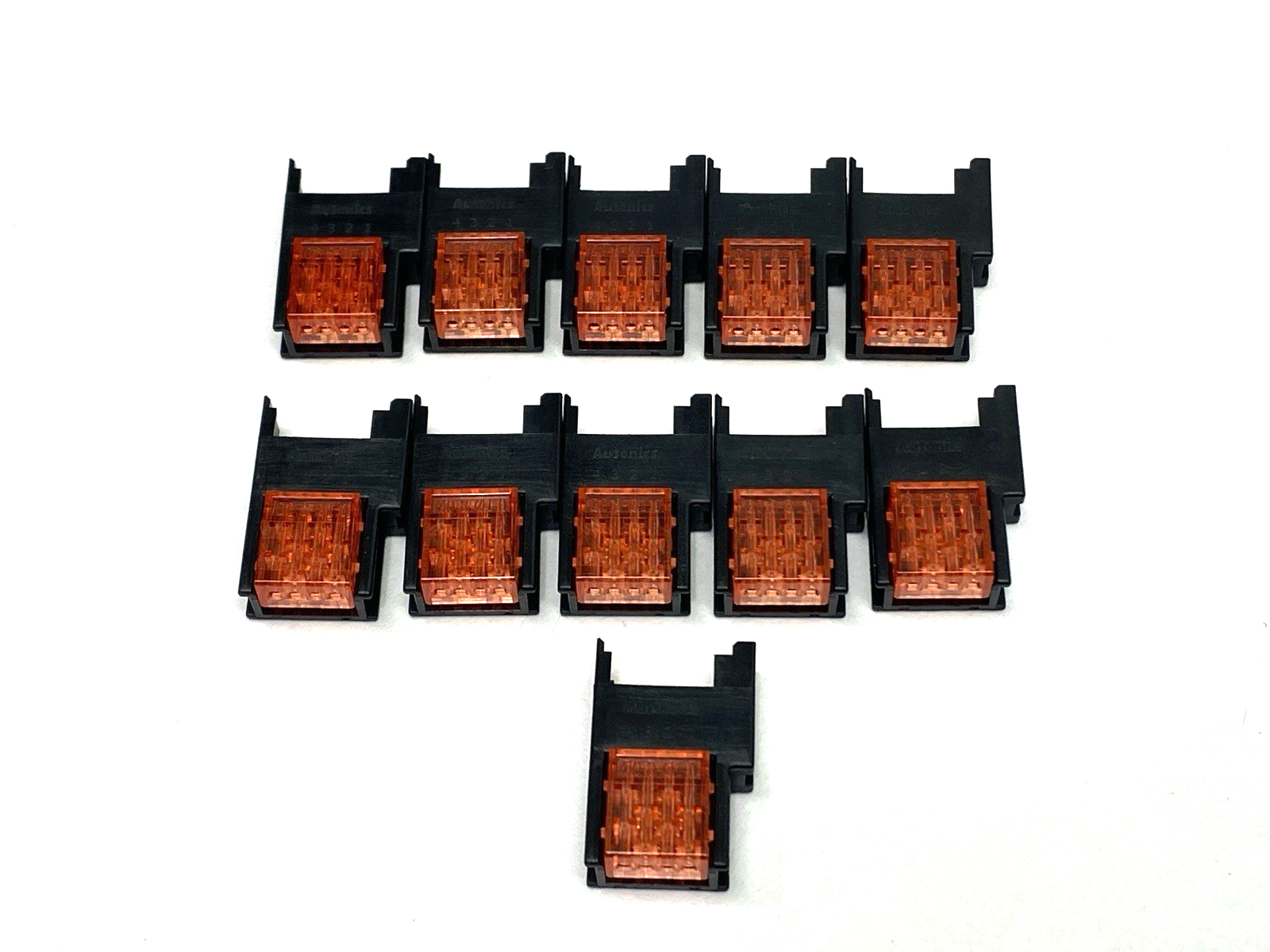 Autonics CNE-S04-RE Red Socket Sensor Connector 4-Pin AWG24-26 LOT OF 10 - Maverick Industrial Sales
