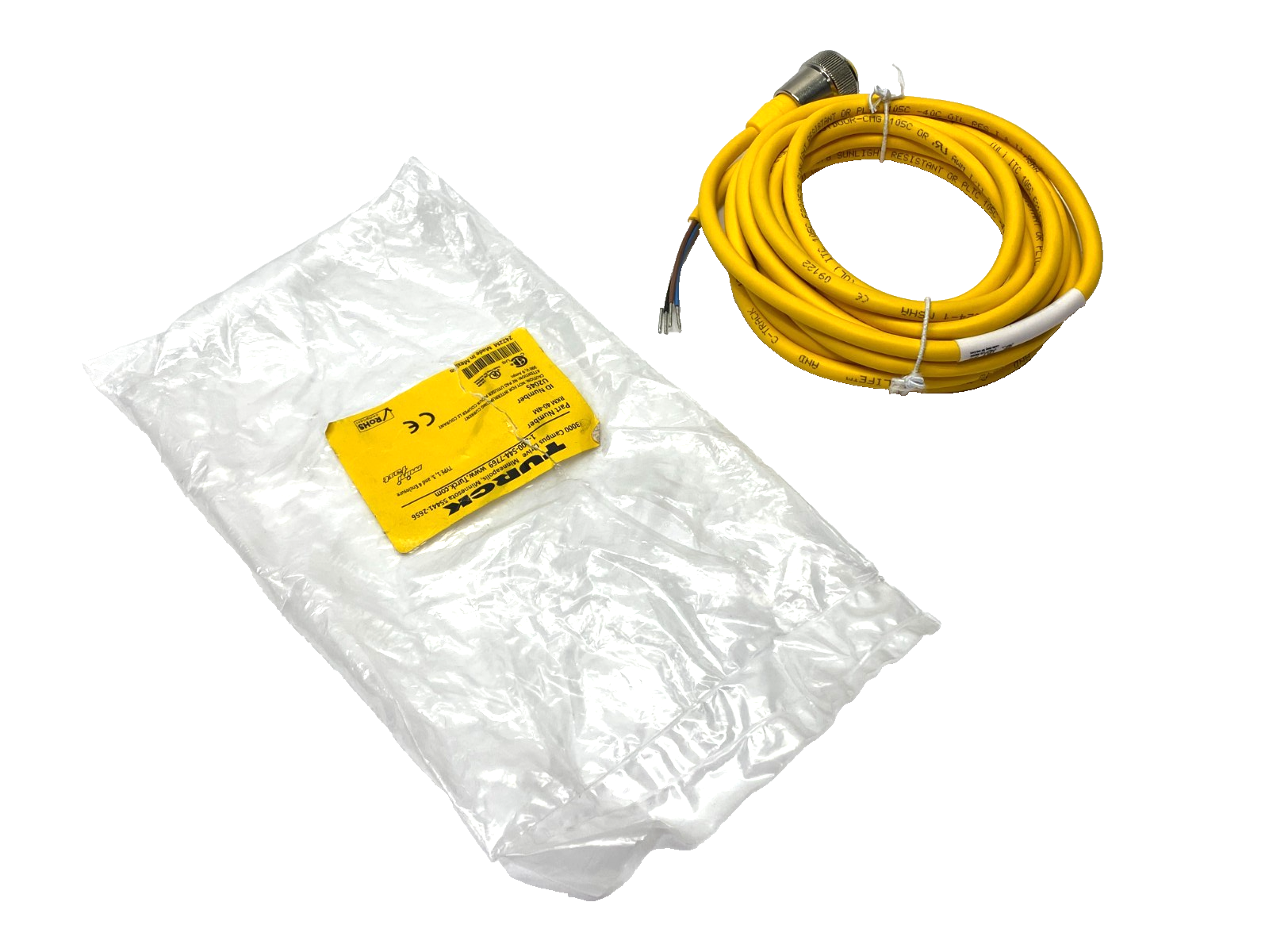 RKM 40-4M | Turck Minifast Connector Cordset 7/8"-16UN Female 4-Pin 4m U2045 - New – Open box - Maverick Industrial Sales