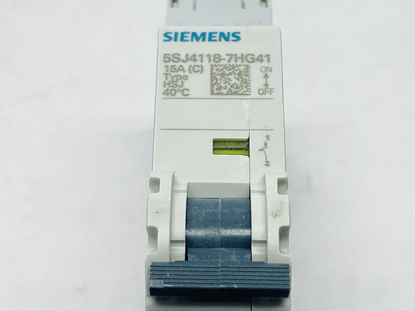Siemens 5SJ4118-7HG41 Miniature Circuit Breaker 1-Pole 15A 240V - Maverick Industrial Sales